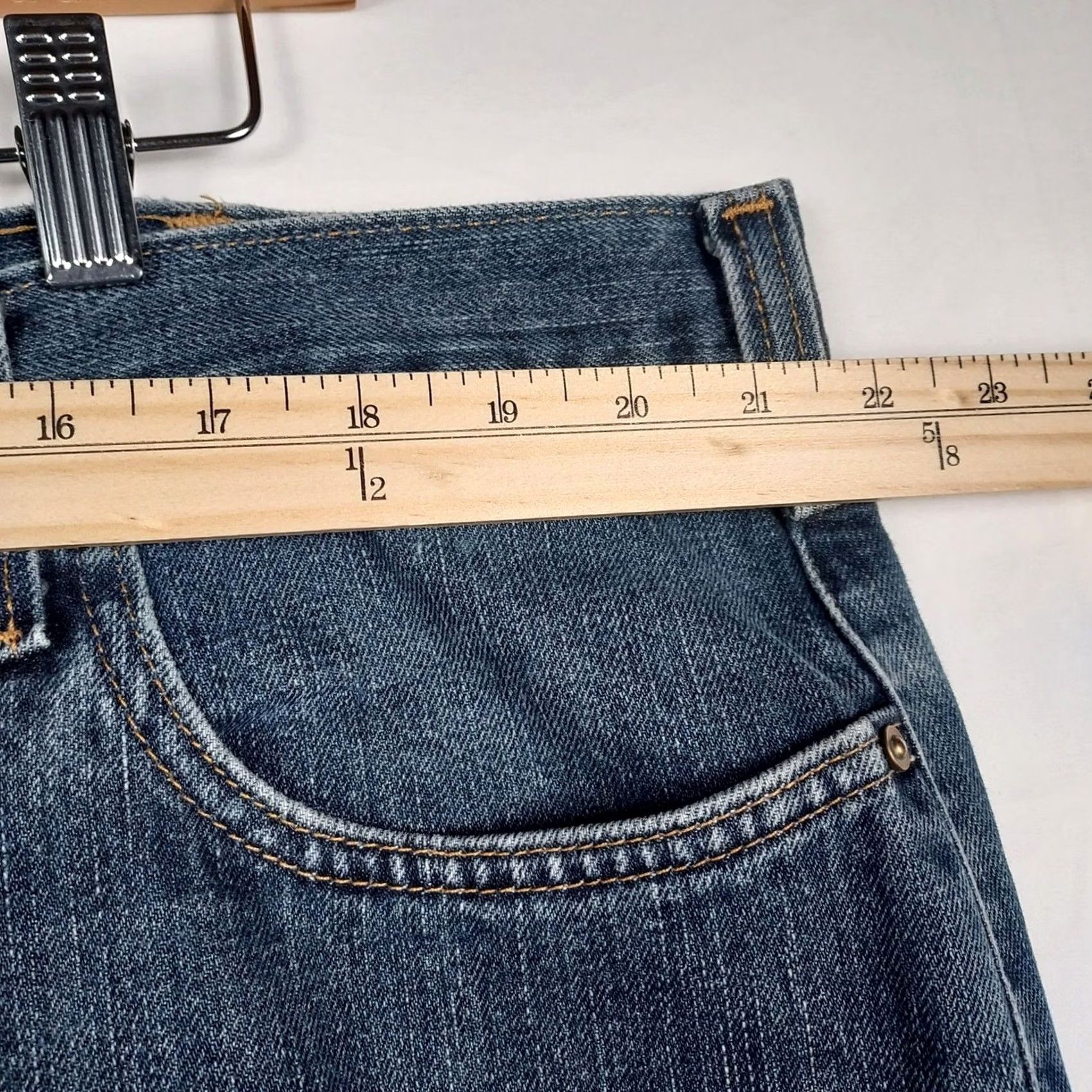 Carhartt VINTAGE? Carhartt Mens Relaxed Fit Jeans 42x30 Blue Denim Workwear Pants Straight 5-Pocket Logo Mens Size US 42 / EU 58 - 6 Thumbnail