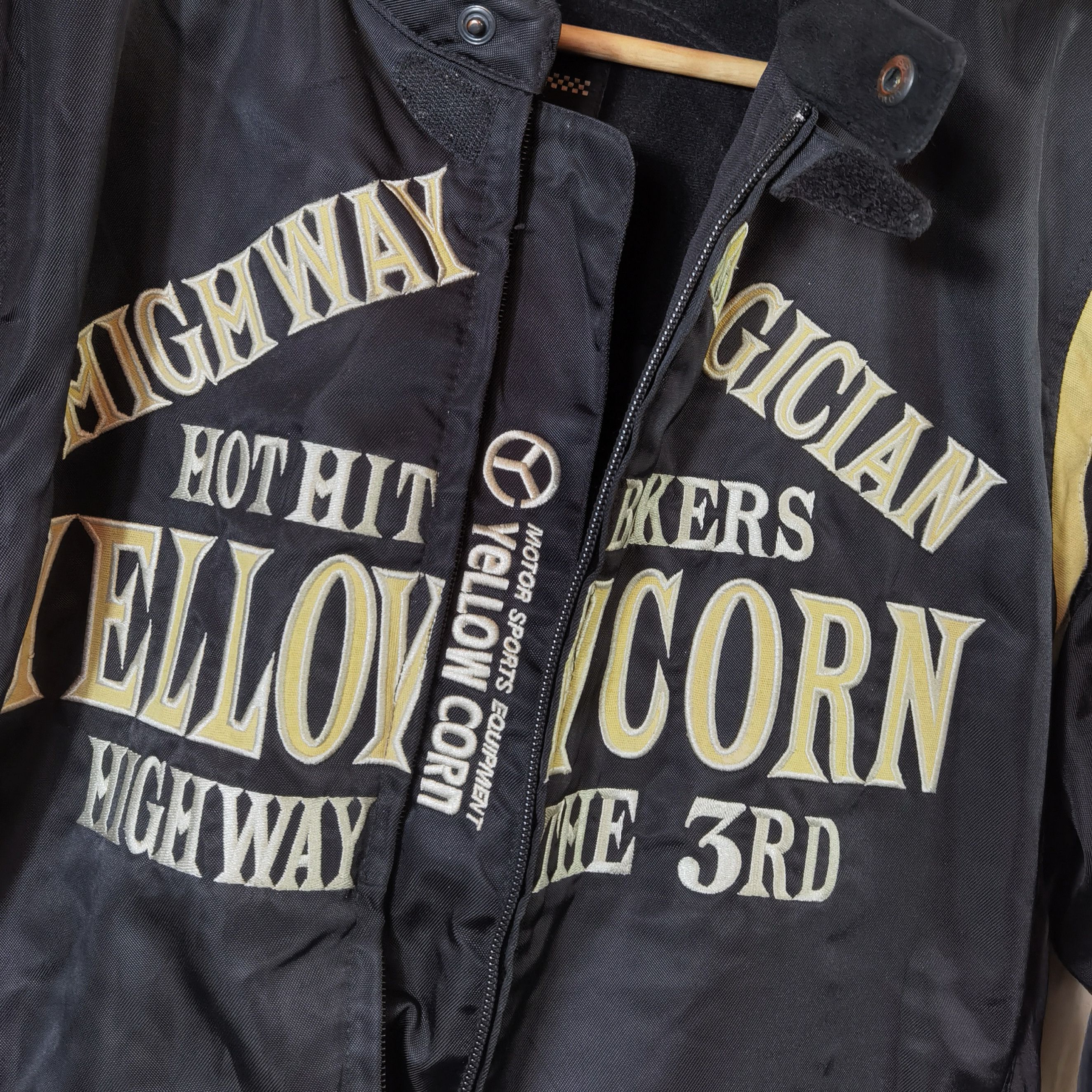 【YELLOW CORN】 HIGHWAY MAGICIAN ジェットヘルメット G10 YELLOW CORN HIGHWAY MAGICIAN BIKER PAD JACKET