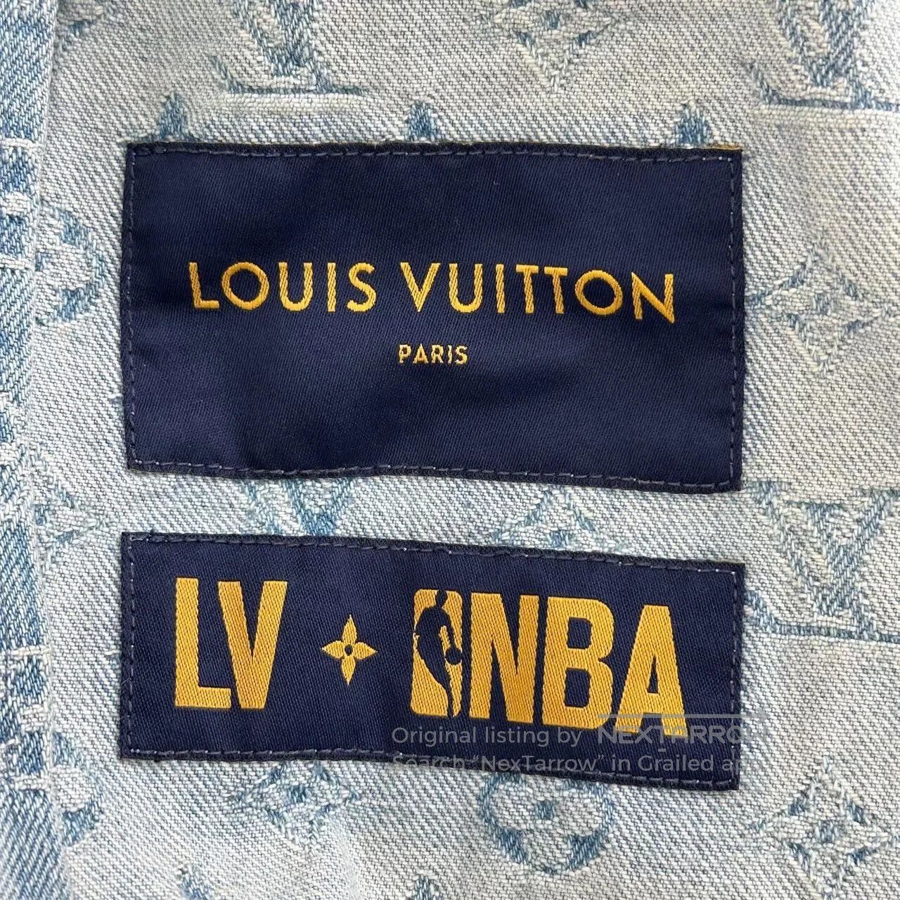 Louis Vuitton louis vuitton nba printed denim hoodie jacket. Size US L / EU 52-54 / 3 - 3 Thumbnail
