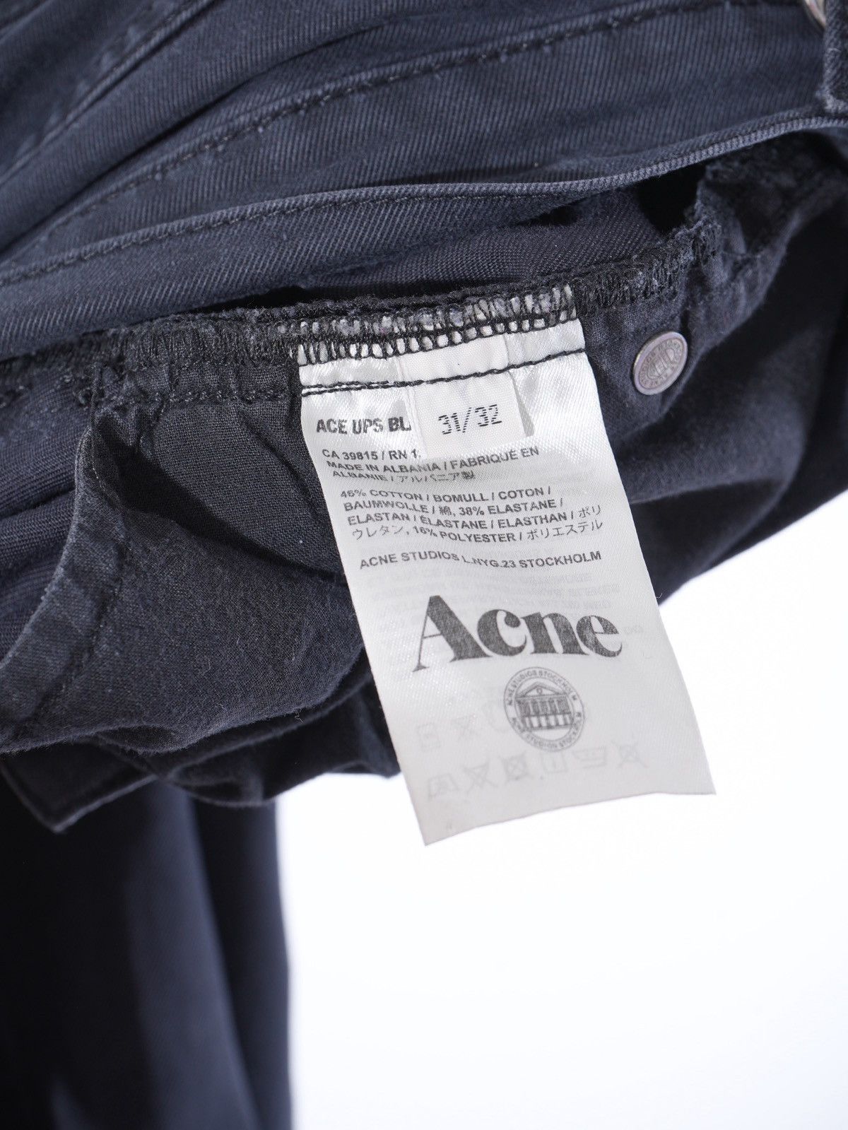 Acne Studios Acne studios Ace Ups Black size 31 jeans Size US 32 / EU 48 - 5 Thumbnail