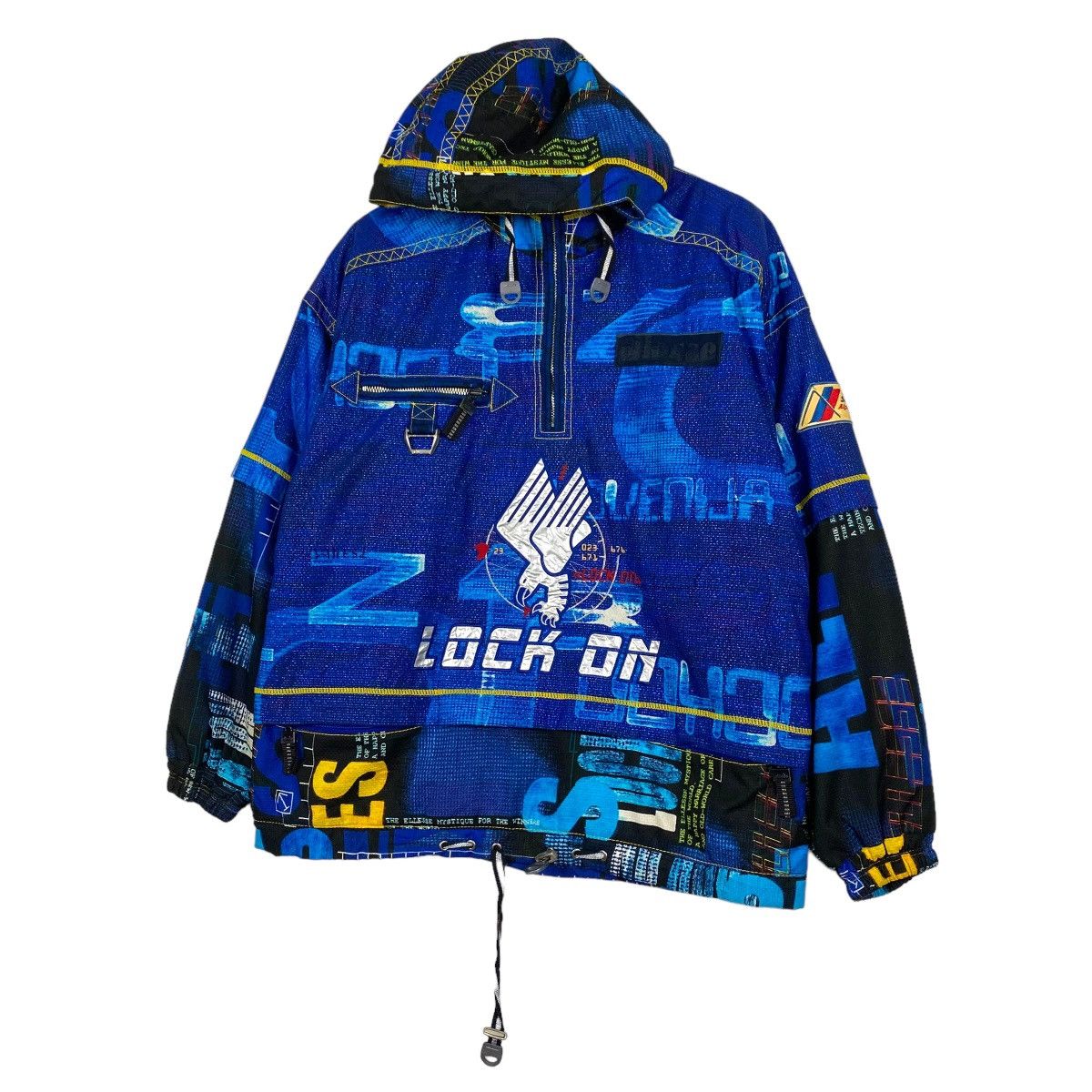 Ellesse 💥 VINTAGE ELLESSE LOCK ON SKI ANORAK JACKET HALFZIP Size US L / EU 52-54 / 3 - 2 Thumbnail