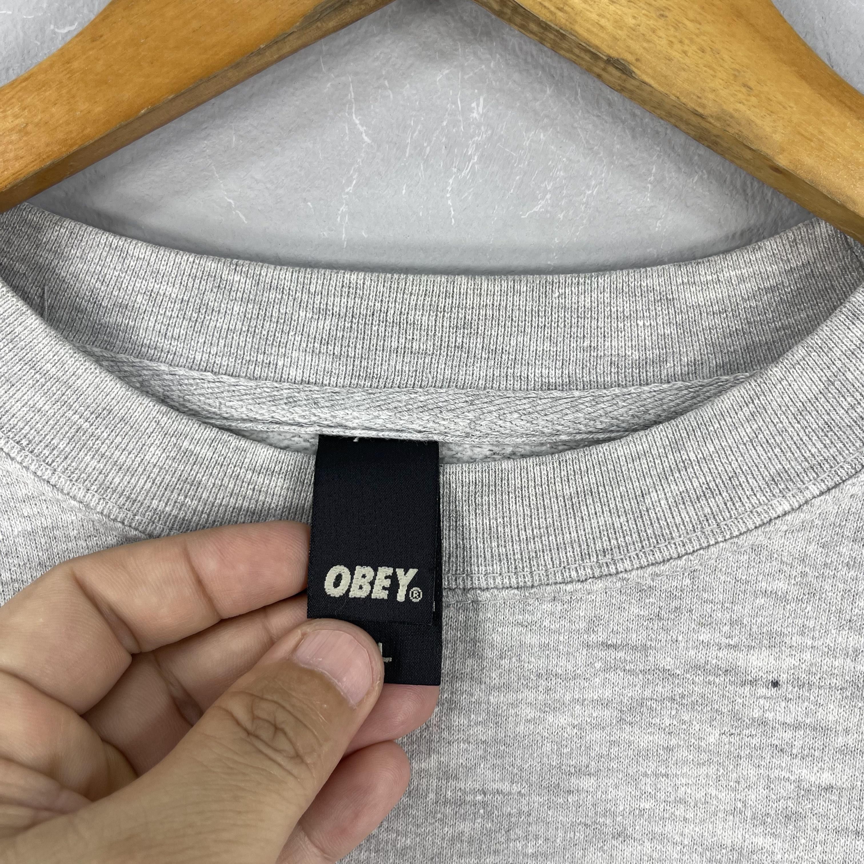 Obey Vintage Y2K OBEY All City Champions Crewneck Sweatshirt Size US L / EU 52-54 / 3 - 4 Thumbnail