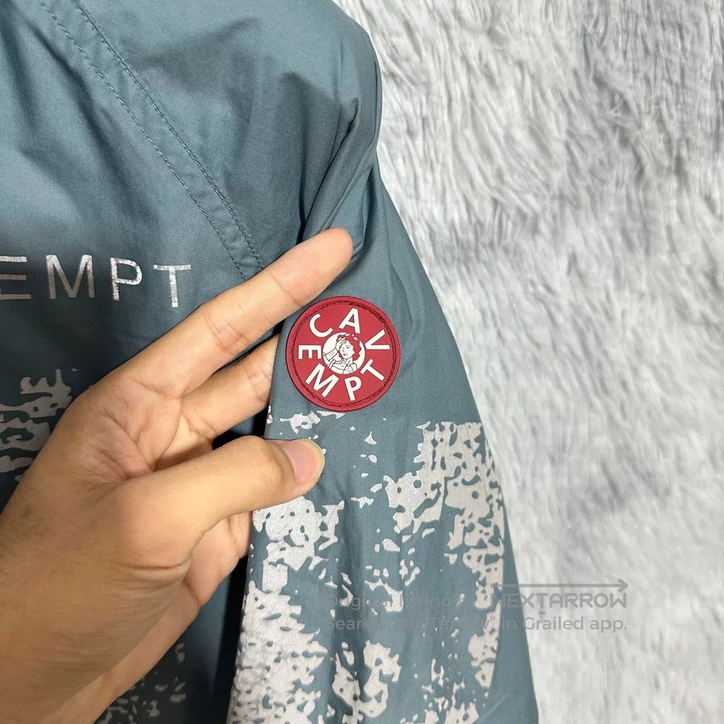 Cav Empt cavempt reflective jacket in blue medium size. Size US M / EU 48-50 / 2 - 3 Thumbnail
