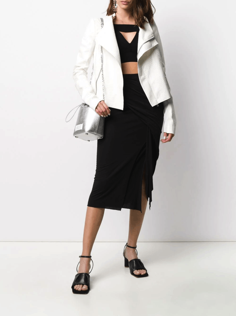 Rick Owens o1y0126 Crop Top in Black Size M / US 6-8 / IT 42-44 - 5 Thumbnail