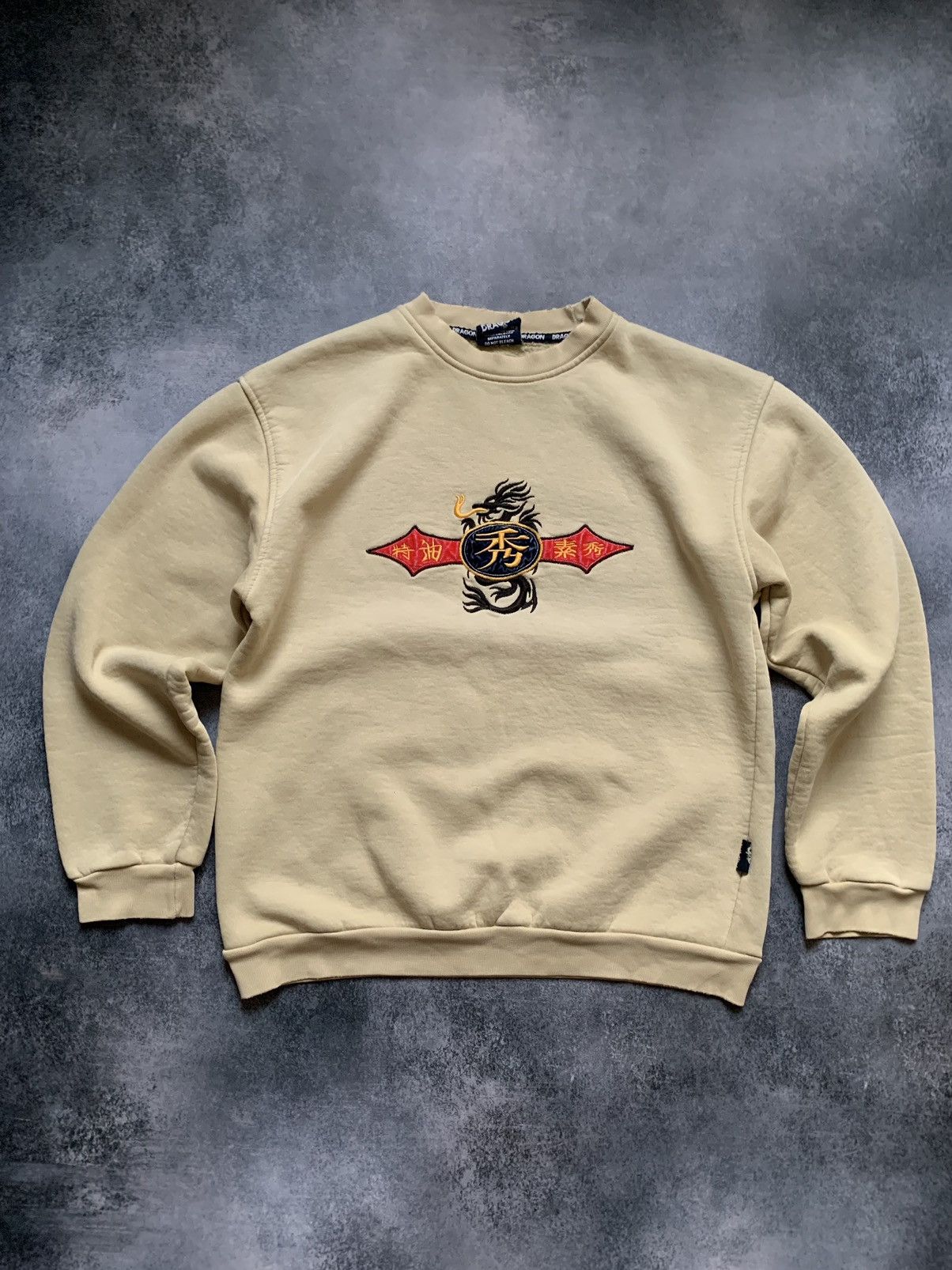 Japanese Brand × Vintage Vintage Dragon sweatshirt y2k stussy style Size US XL / EU 56 / 4 - 13 Thumbnail