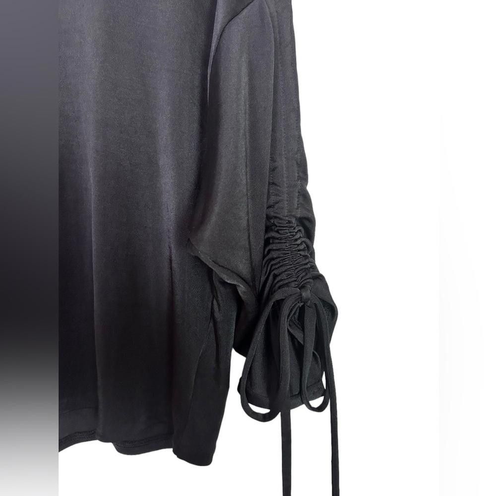 Express Express l Black Oversized Blouse W Drawstring Sleeves XS Size XS / US 0-2 / IT 36-38 - 4 Thumbnail