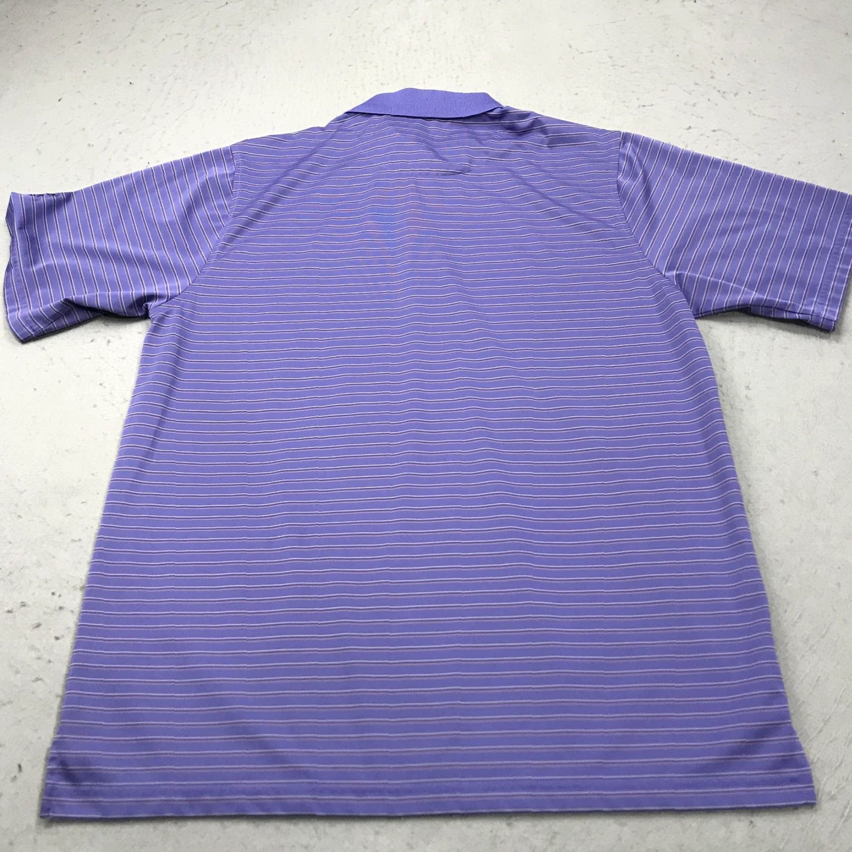 Vintage Donald Ross Polo Shirt Mens L Purple Striped Golf Jersey Polo Shirt Sports Shirt Size US L / EU 52-54 / 3 - 7 Thumbnail