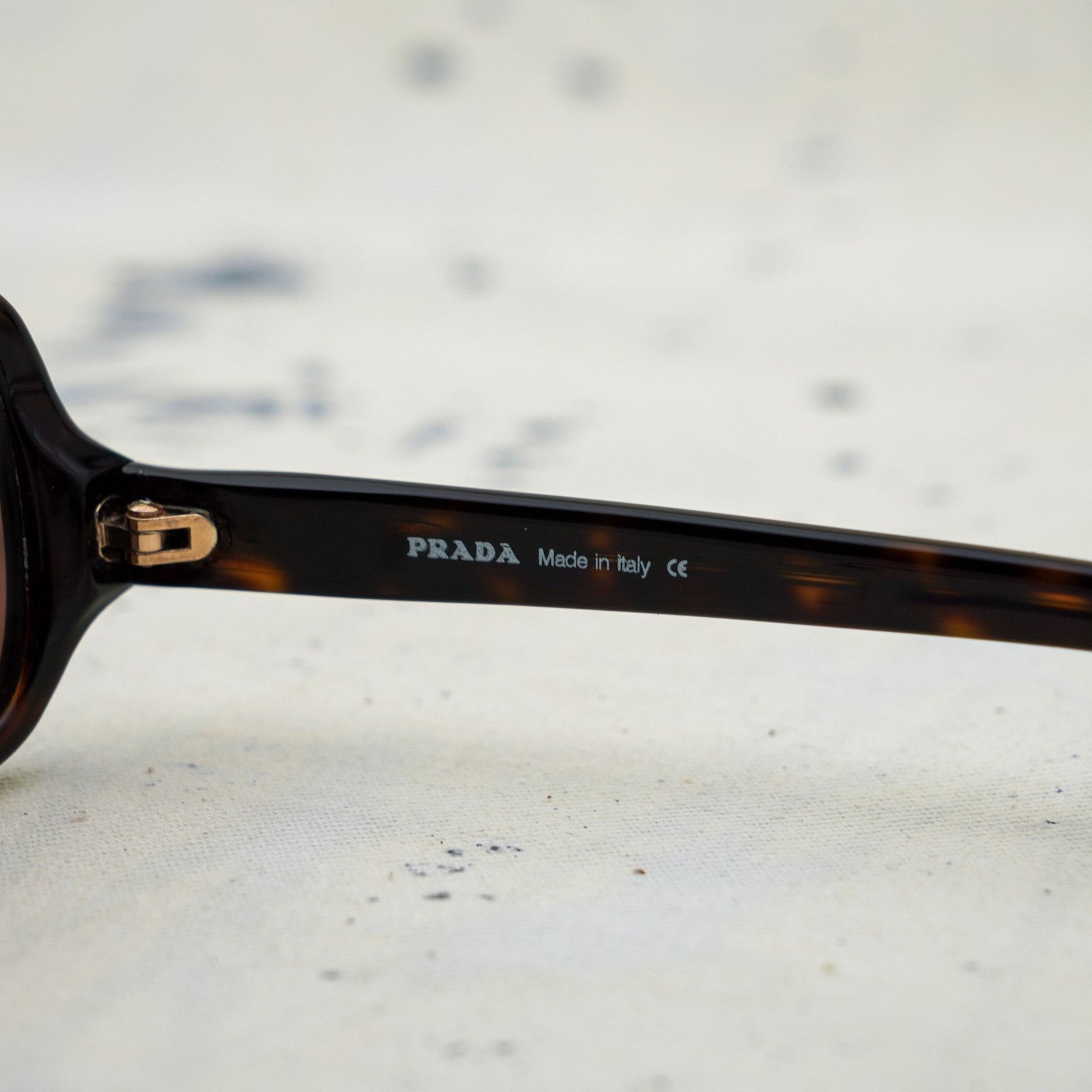 Prada Vintage prada vpr 18b brown italy rectangular sunglasses Size ONE SIZE - 5 Thumbnail