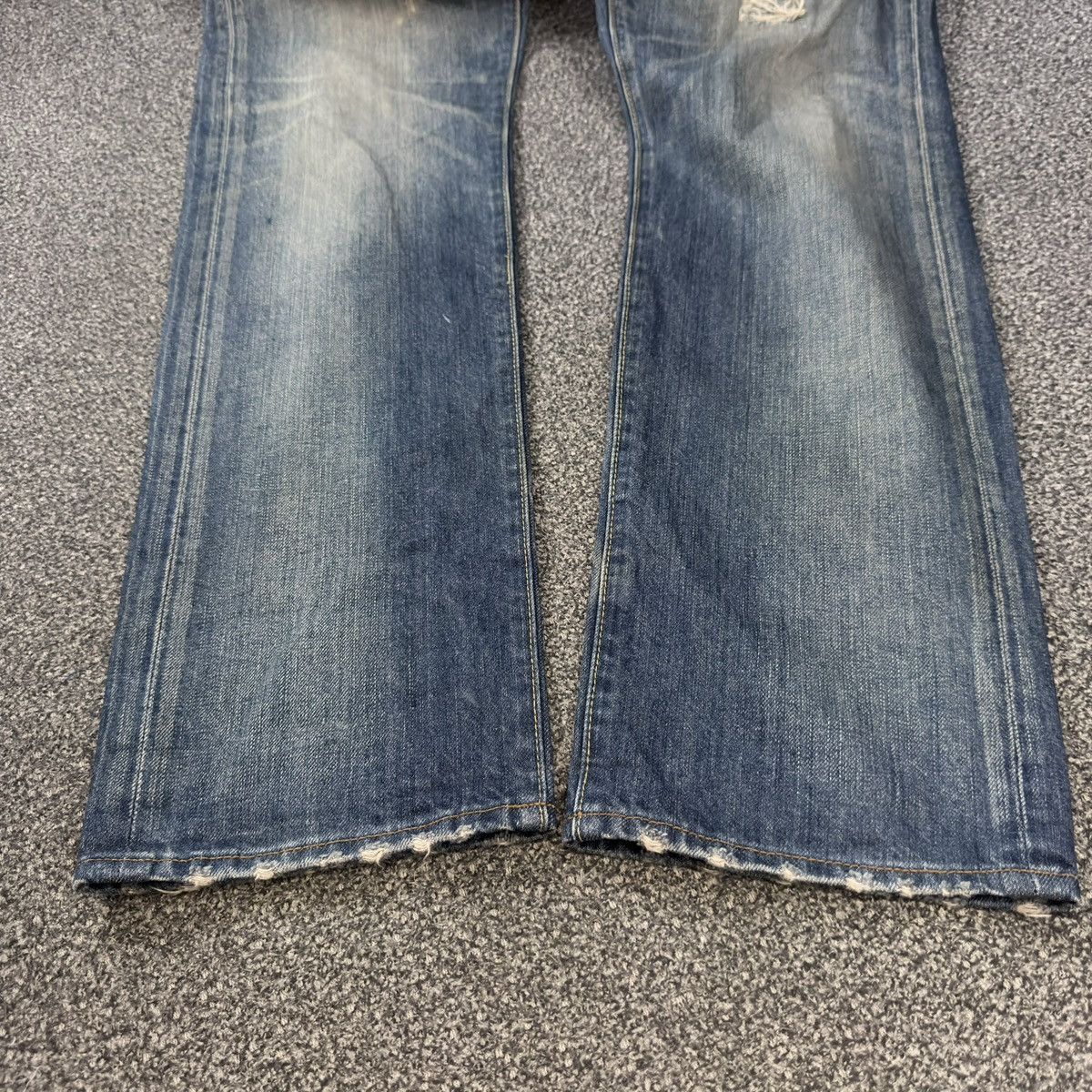 14th Addiction Archive ‼️ Japanese Seditionaries Stooge Distressed Denim Size US 35 - 6 Thumbnail