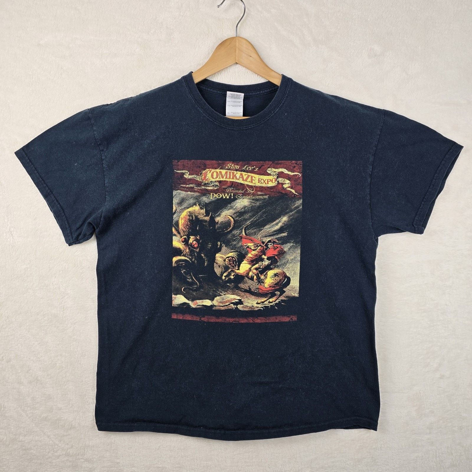 Gildan Stan Lee Comikaze 2012 Comic Expo Shirt Sz XL Marvel Comics Size US XL / EU 56 / 4 - 2 Thumbnail
