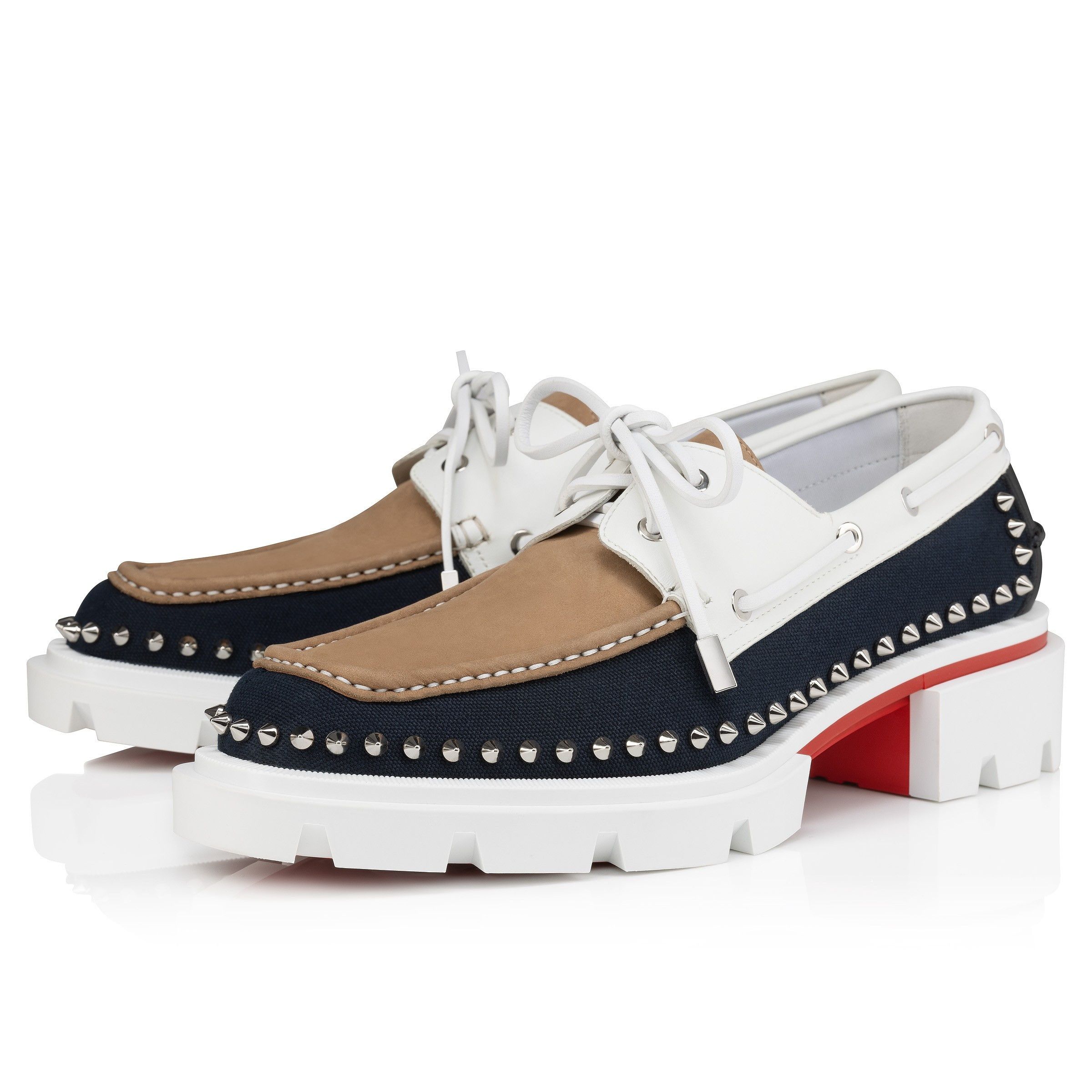 Christian Louboutin our steckle white Size US 10 / EU 43 - 1 Thumbnail