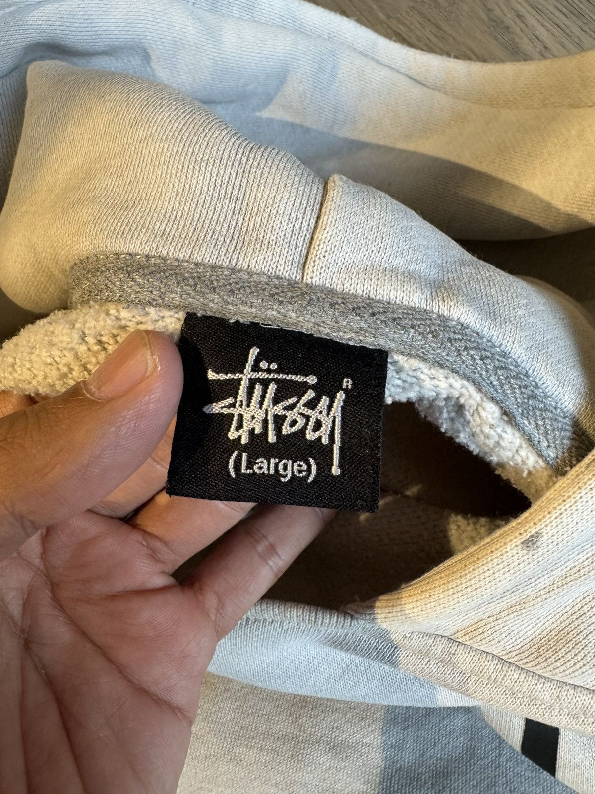 Stussy VINTAGE STUSSY BLOCK SPORT GREY HOODIE Size US L / EU 52-54 / 3 - 7 Thumbnail