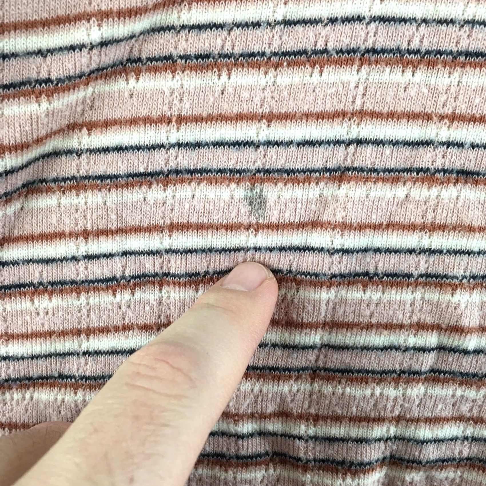 American Eagle Outfitters American Eagle Outfitters Sweatshirt Womens XS Multicolor Stripe Long Sleeve Casual Pullover Crew Neck Knit Logo Size XS / US 0-2 / IT 36-38 - 4 Thumbnail
