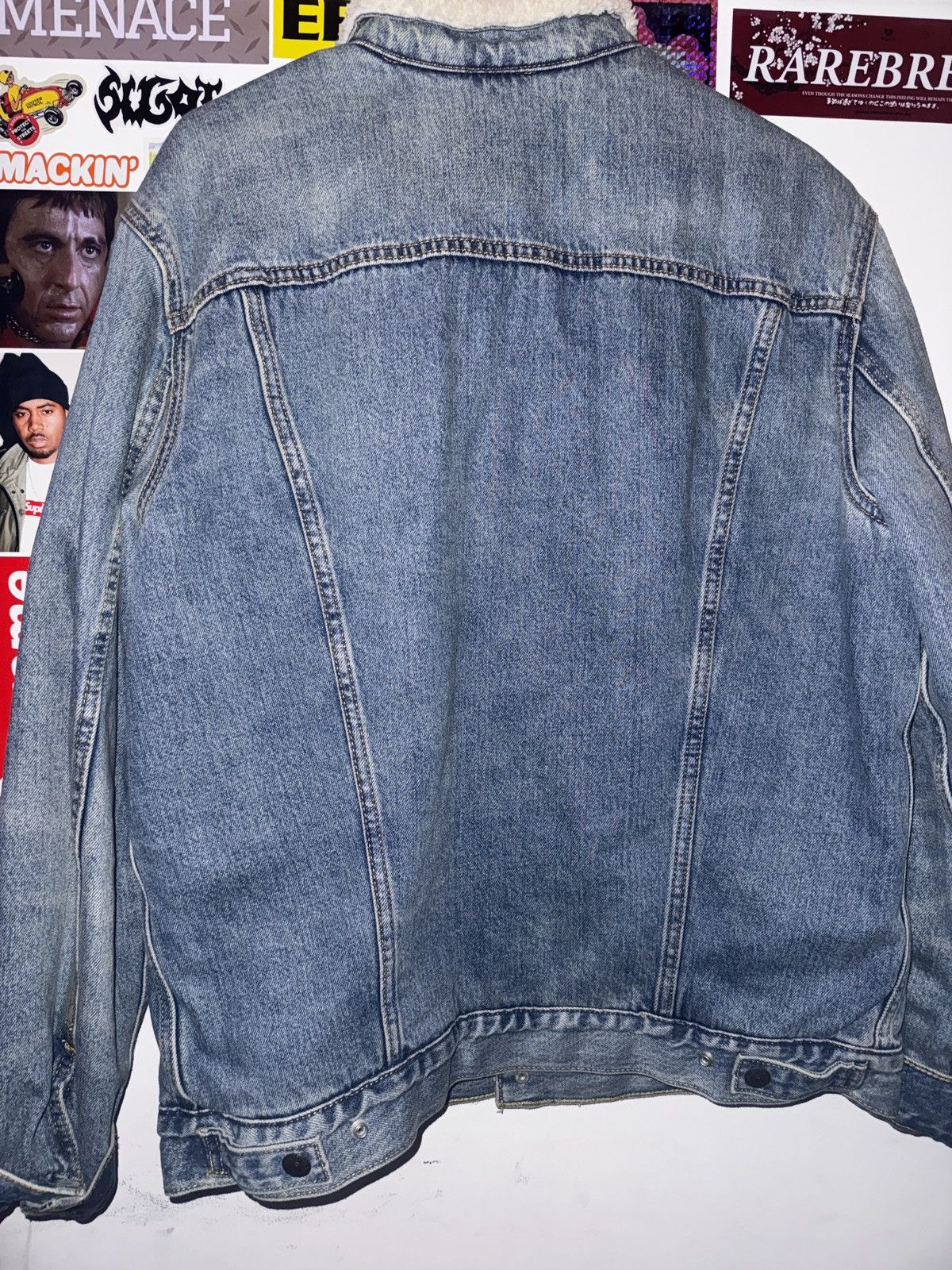 Levi's Levi’s Sherpa Lined Jean Jacket Size US L / EU 52-54 / 3 - 4 Thumbnail