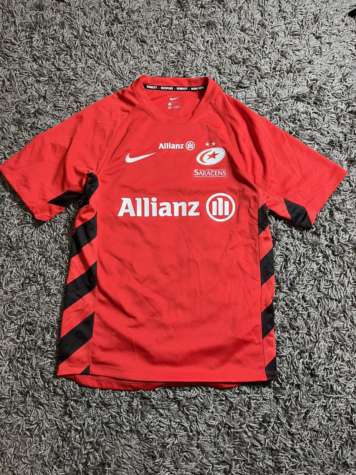 Nike NIKE SARACENS 2019/20 STADIUM REGBY SOCCER JERSEY Size US S / EU 44-46 / 1 - 1 Thumbnail
