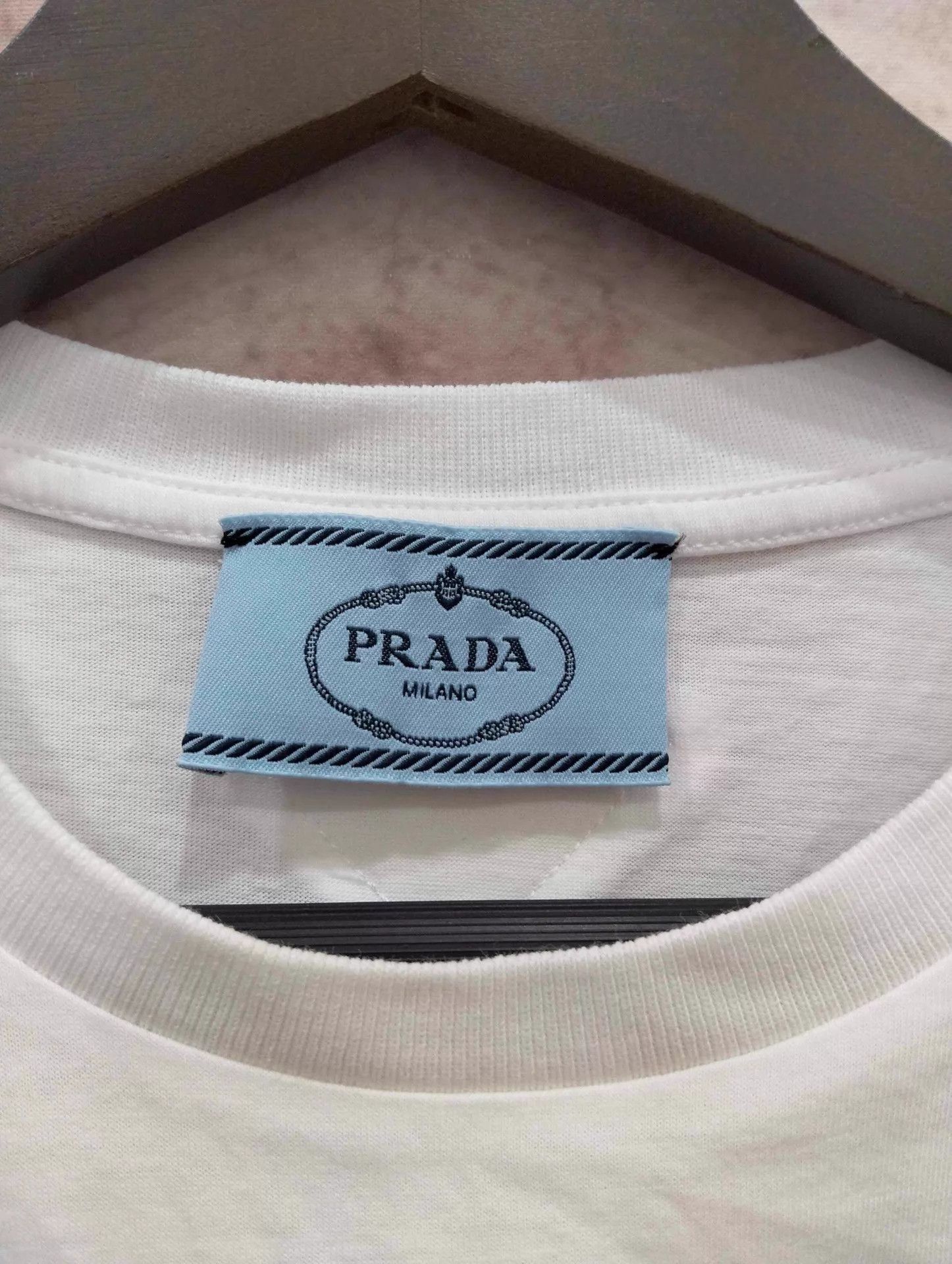 Prada PRADA Women's Solid Short Sleeve Tee S Size S / US 4 / IT 40 - 4 Thumbnail