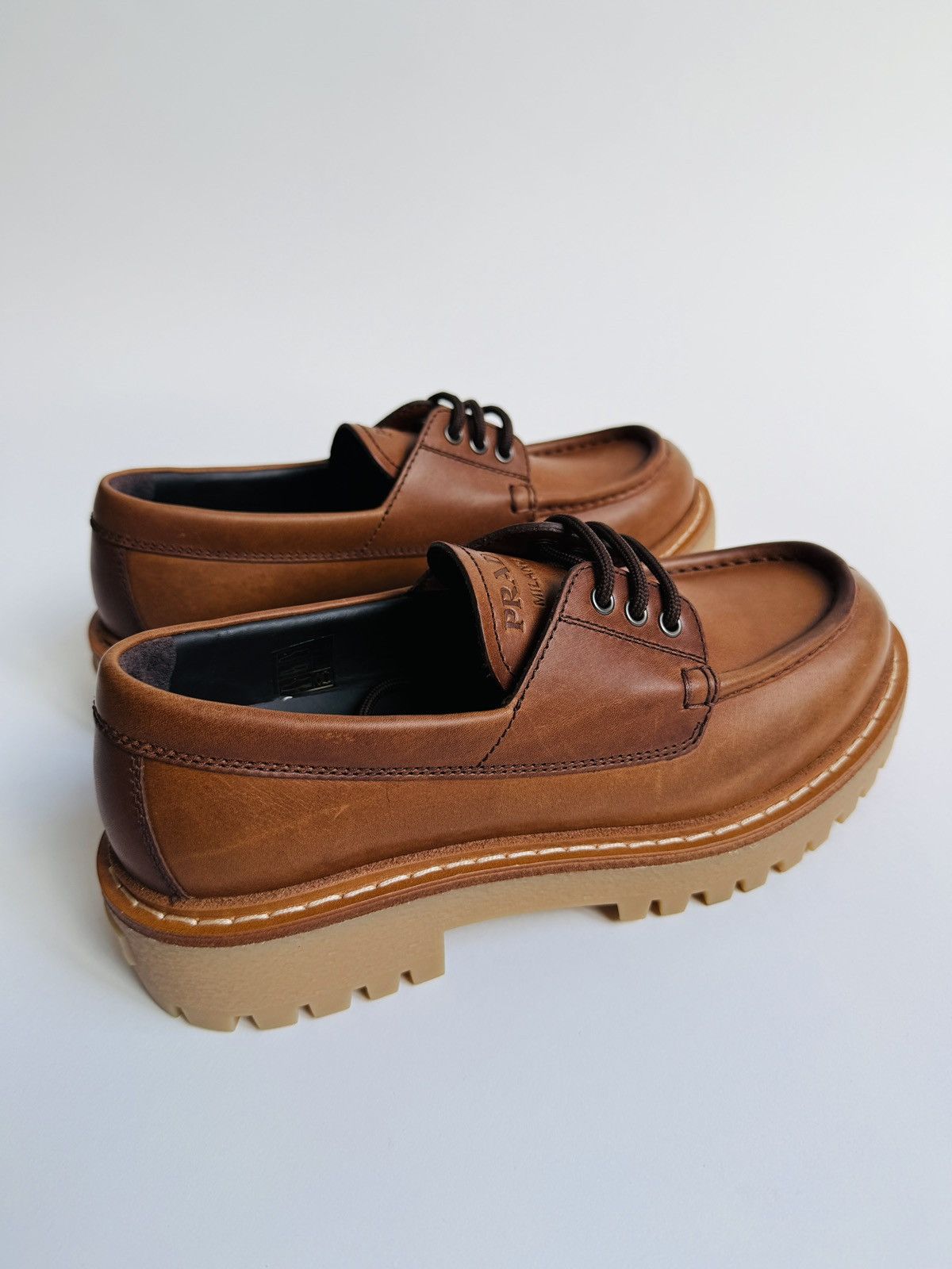 Prada Prada - St. Moritz leather loafers Size US 6.5 / EU 39-40 - 3 Thumbnail
