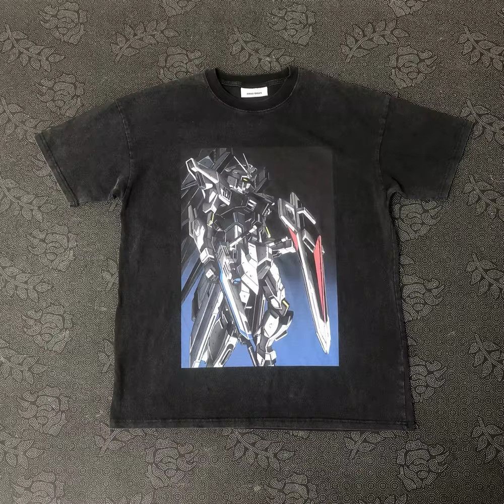 Japanese Brand × Vintage Anime "GUNDAM" Graphic Printed Casual T Shirt Size US XL / EU 56 / 4 - 1 Thumbnail