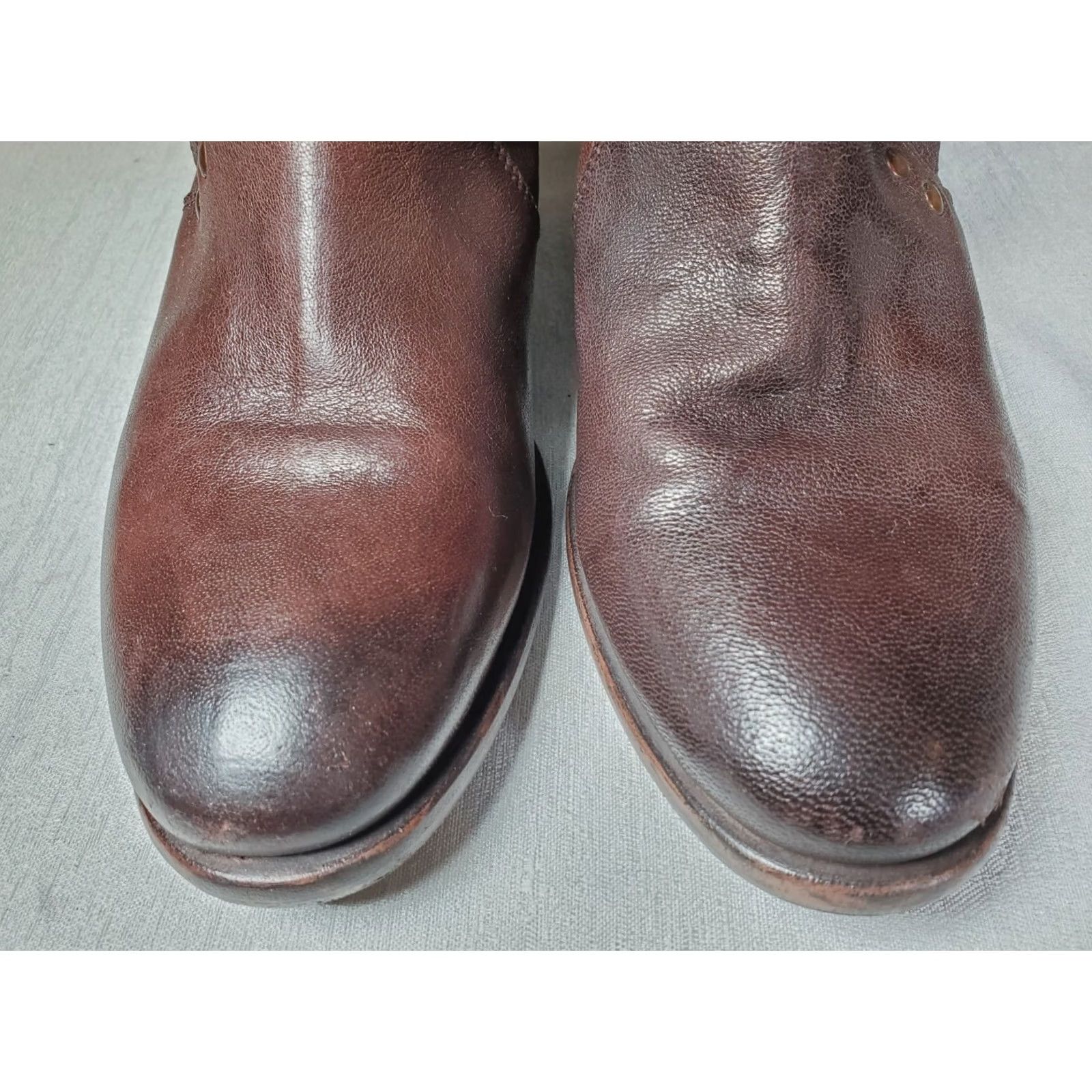 Ugg UGG Australia Cattania Brown Leather Heeled Boots Wrap Strap Back Zip Women's 9 Boots Women Brown Leather Heeled Boots Wrap Strap Back Zip 9 Size US 9 / IT 39 - 7 Thumbnail