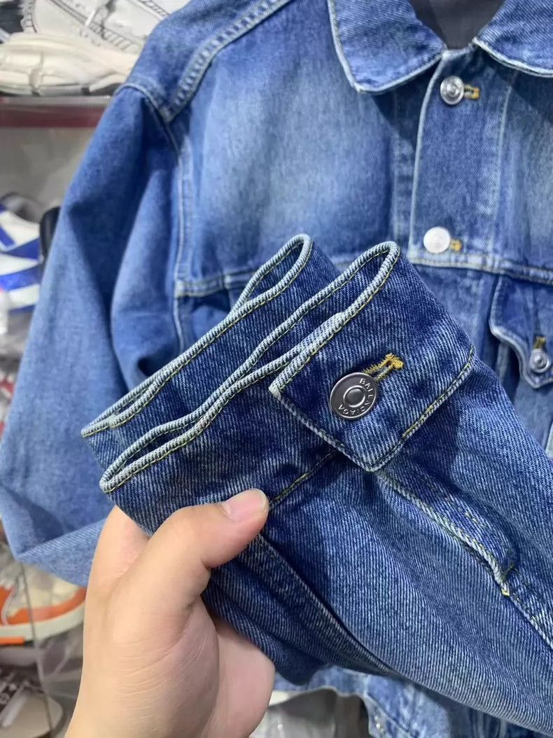 Balenciaga Balenciaga Denim Jacket Size 50-2506 Size US L / EU 52-54 / 3 - 8 Thumbnail