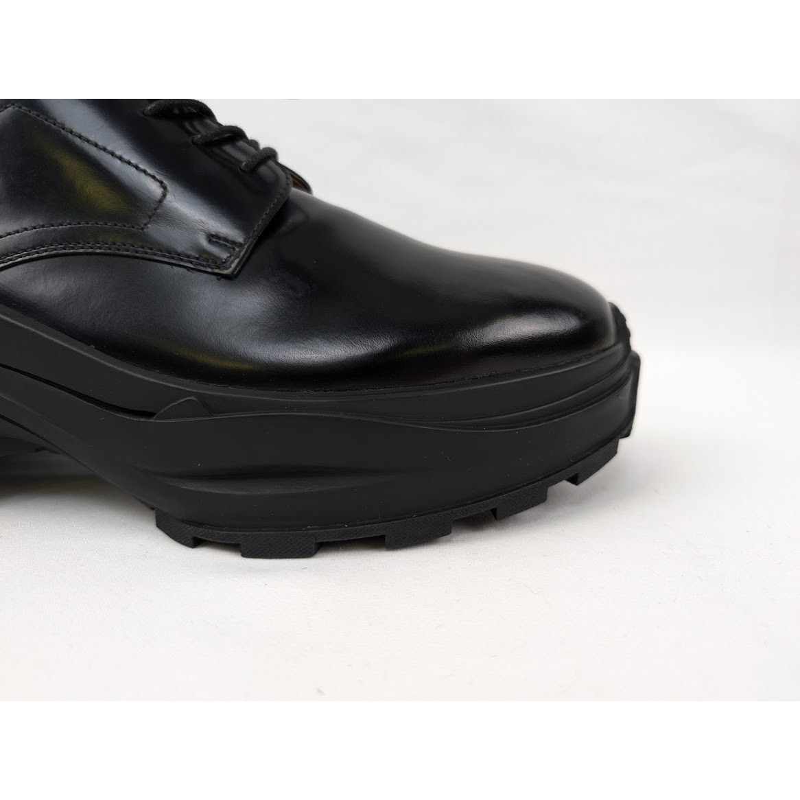 Maison Margiela o1rshd1 Chunky Sole Lace-up Shoes in Black Size US 11 / EU 44 - 3 Thumbnail