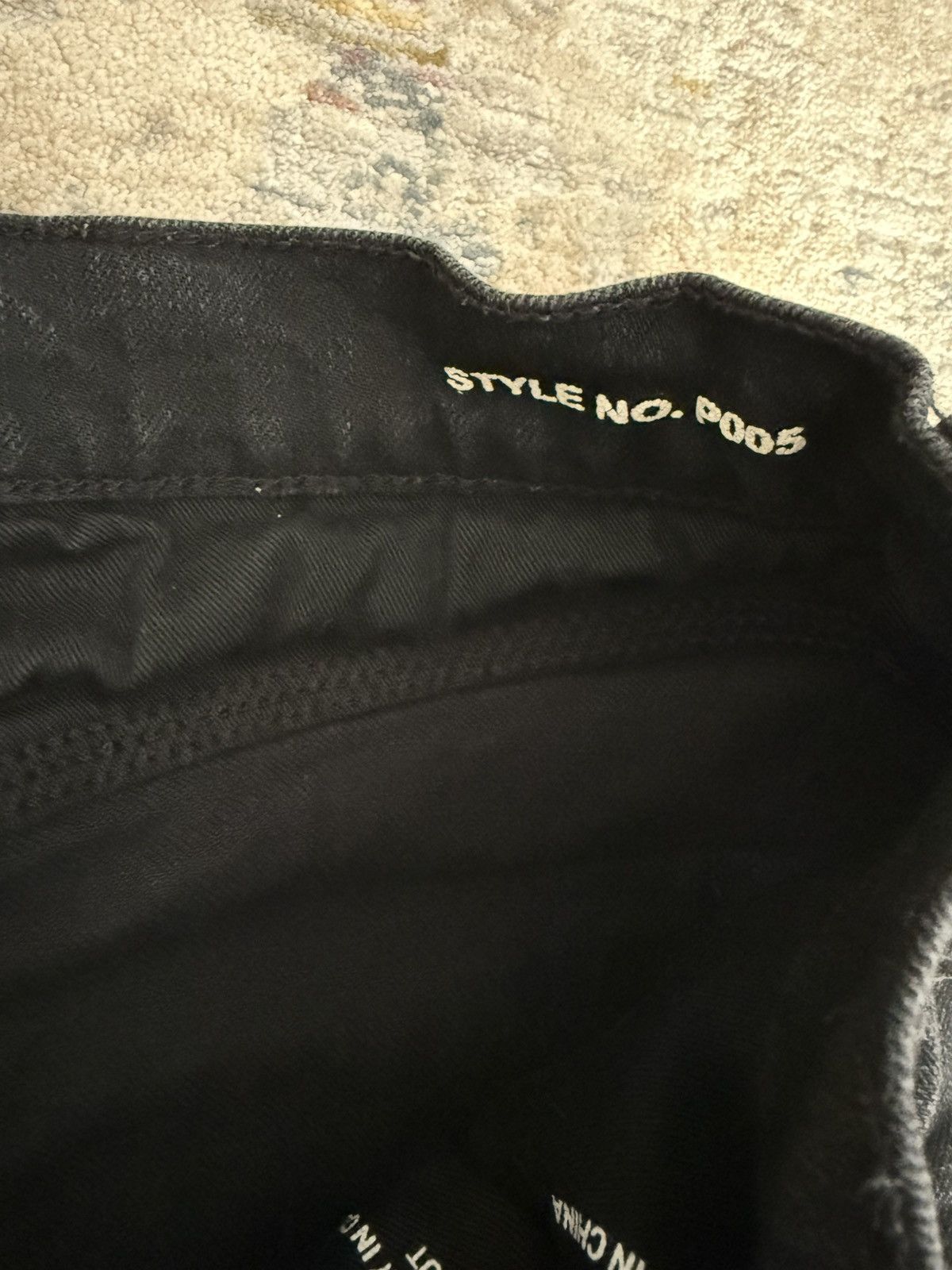 Purple × Purple Brand Purple Brand Black Denim Jeans P005 Sz 36 Size US 36 / EU 52 - 3 Thumbnail