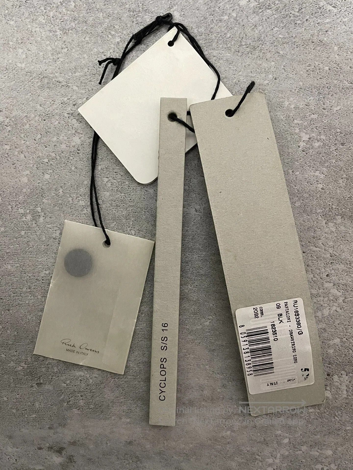Rick Owens rick owens ro black drop-crotch pants. Size US 42 / EU 58 - 4 Thumbnail