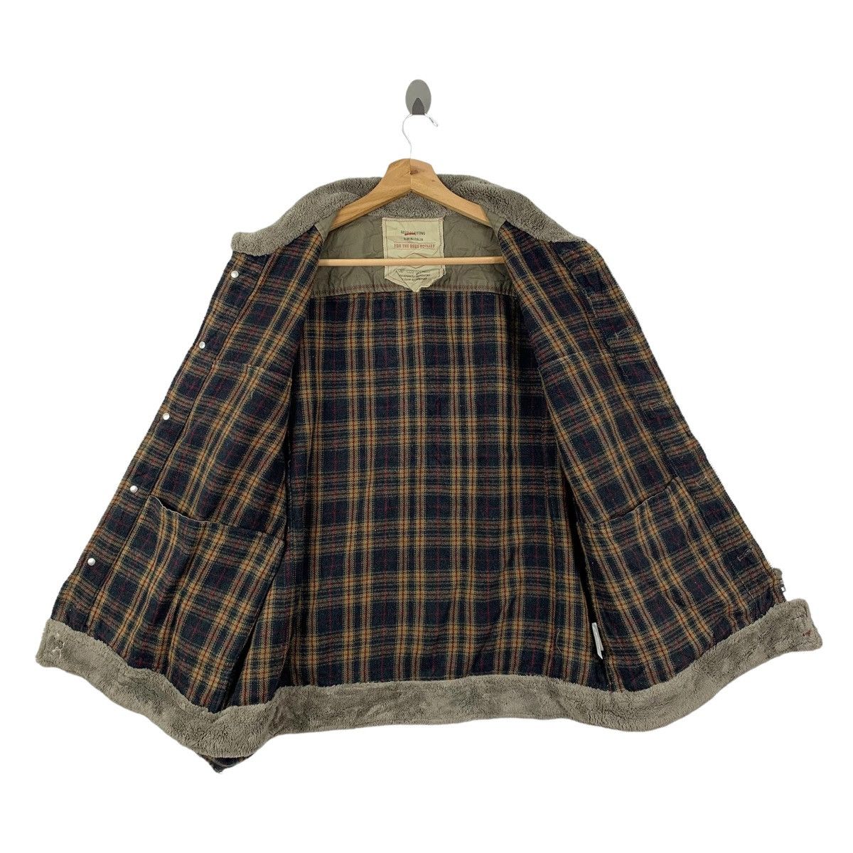 Designer Vintage BALL Italian Designer Checkered Wool Bomber Jacket Size US M / EU 48-50 / 2 - 3 Thumbnail