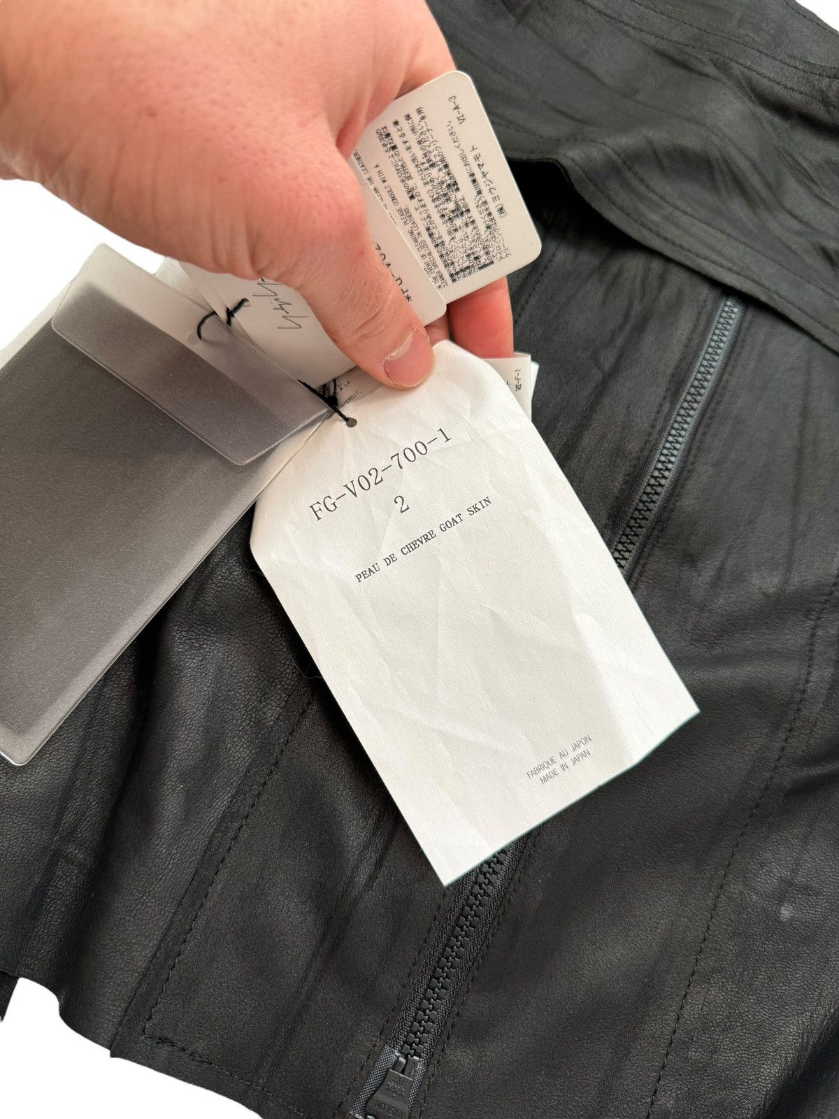 Yohji Yamamoto $1690 Goat Leather Wrap Corset Size M / US 6-8 / IT 42-44 - 14 Thumbnail