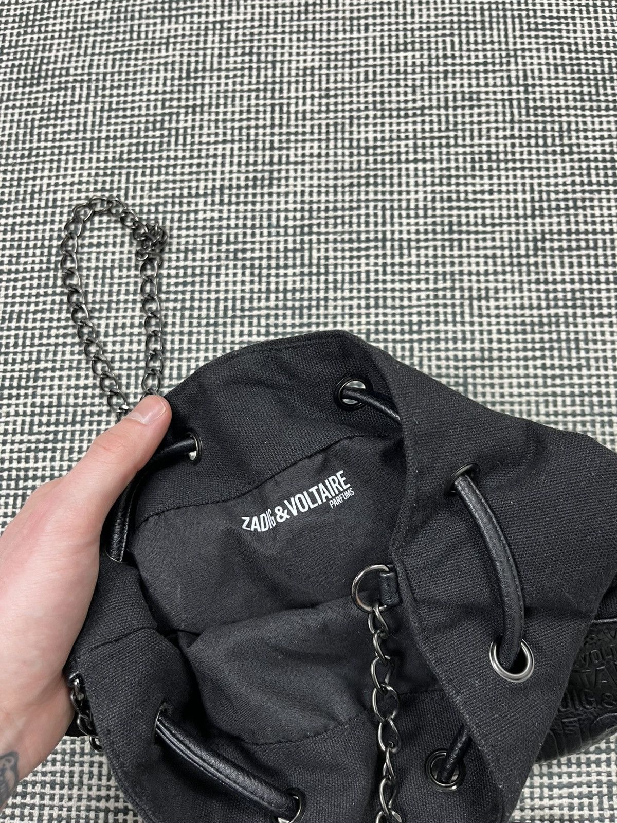 Zadig & Voltaire Zadig & Voltaire big logo barrel bag crossbody chain Size ONE SIZE - 4 Thumbnail