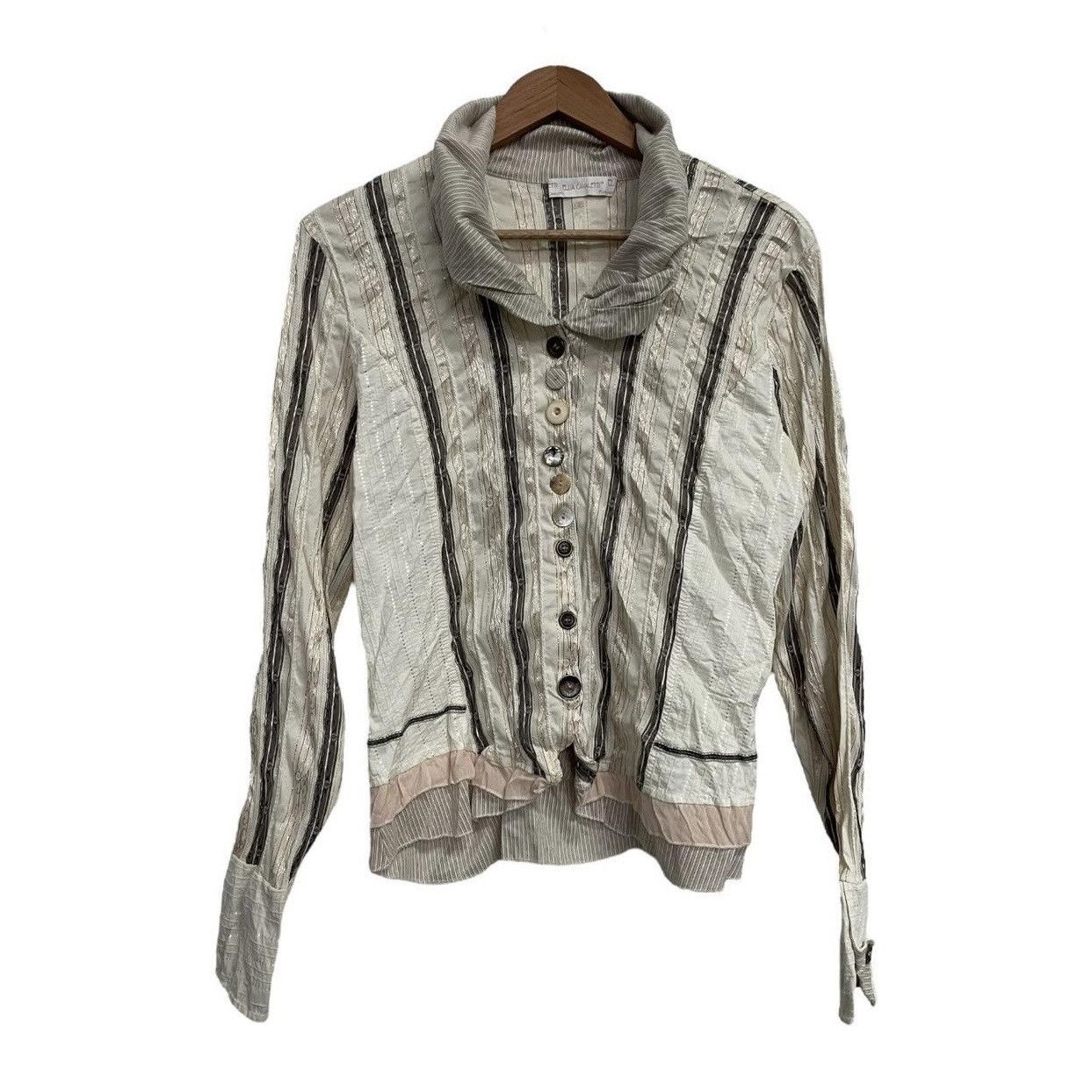 Japanese Brand × Marithe + Francois Girbaud Elisa cavaletti victorian shirt Size M / US 6-8 / IT 42-44 - 1 Thumbnail