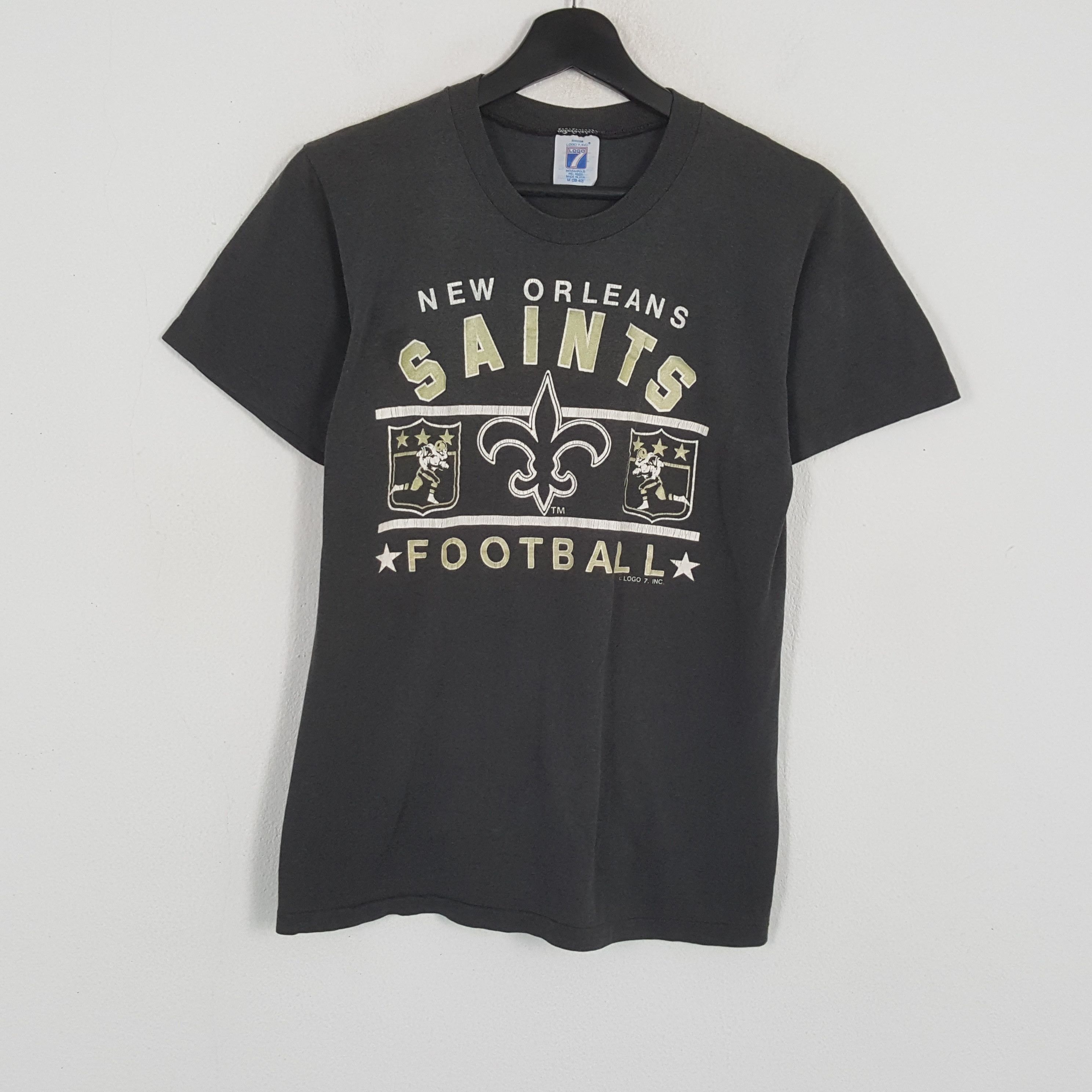 Logo 7 × NFL × Vintage NEW ORELEANS SAINTS NFL American Football Team Tshirt Size US S / EU 44-46 / 1 - 1 Thumbnail