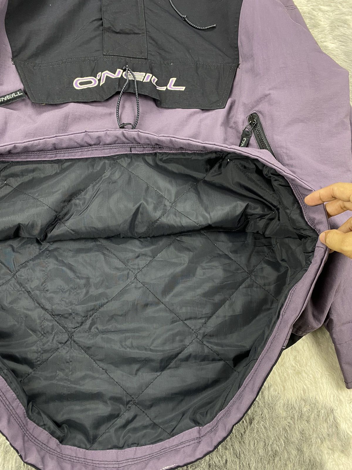 O'Neill Vintage RARE 80s~90s O’NEILL Quilted Anorak Jumper Jacket Size US L / EU 52-54 / 3 - 13 Thumbnail