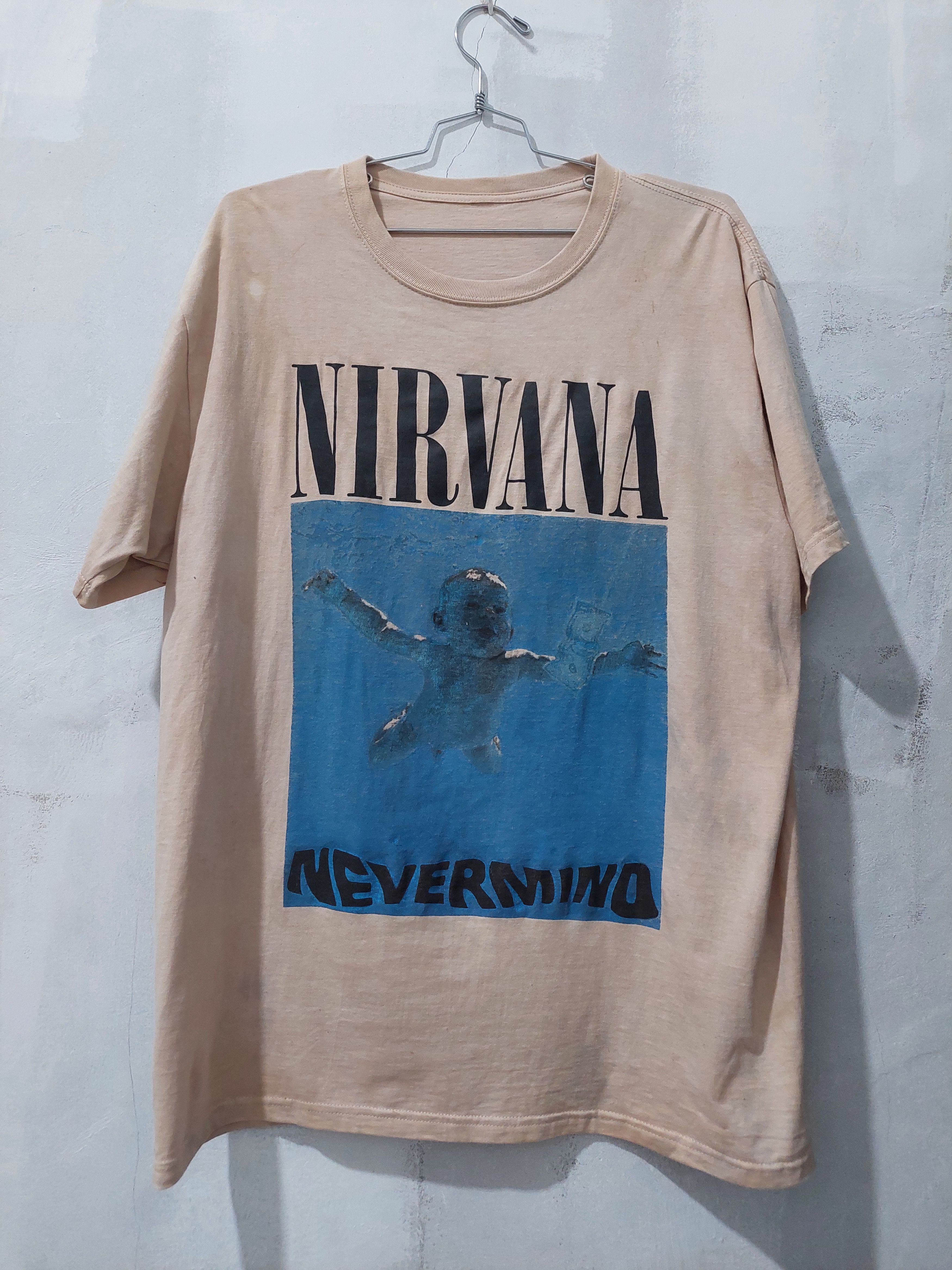 image of Archival Clothing x Band Tees Nirvana - Nevermind Tour 1992 in White, Men's (Size XL)