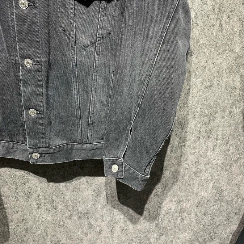 Balenciaga Balenciaga Color-embroidered logo denim jacket 2505-Nextar Size US M / EU 48-50 / 2 - 6 Thumbnail