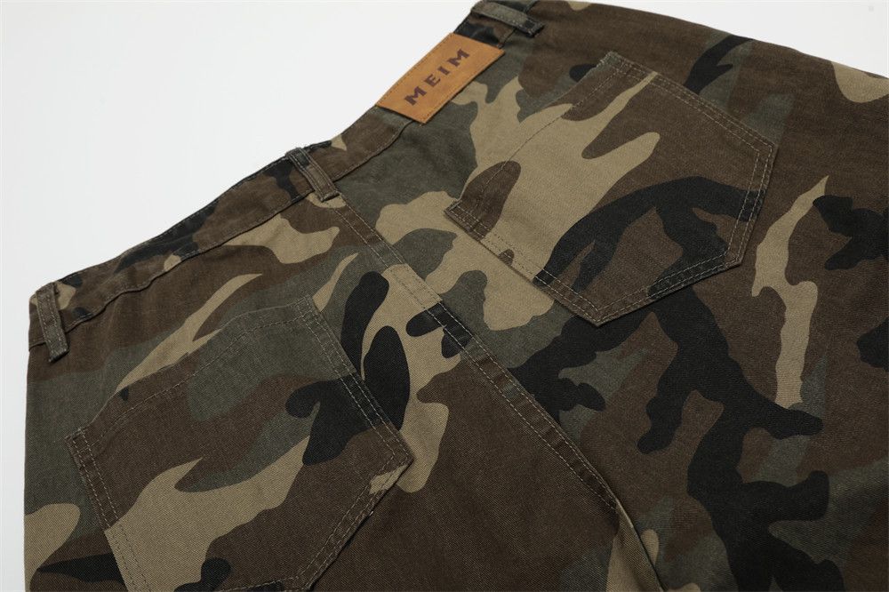 Japanese Brand × Vintage Men's trendy loose multi-pocket camouflage work shorts Size US 32 / EU 48 - 5 Thumbnail