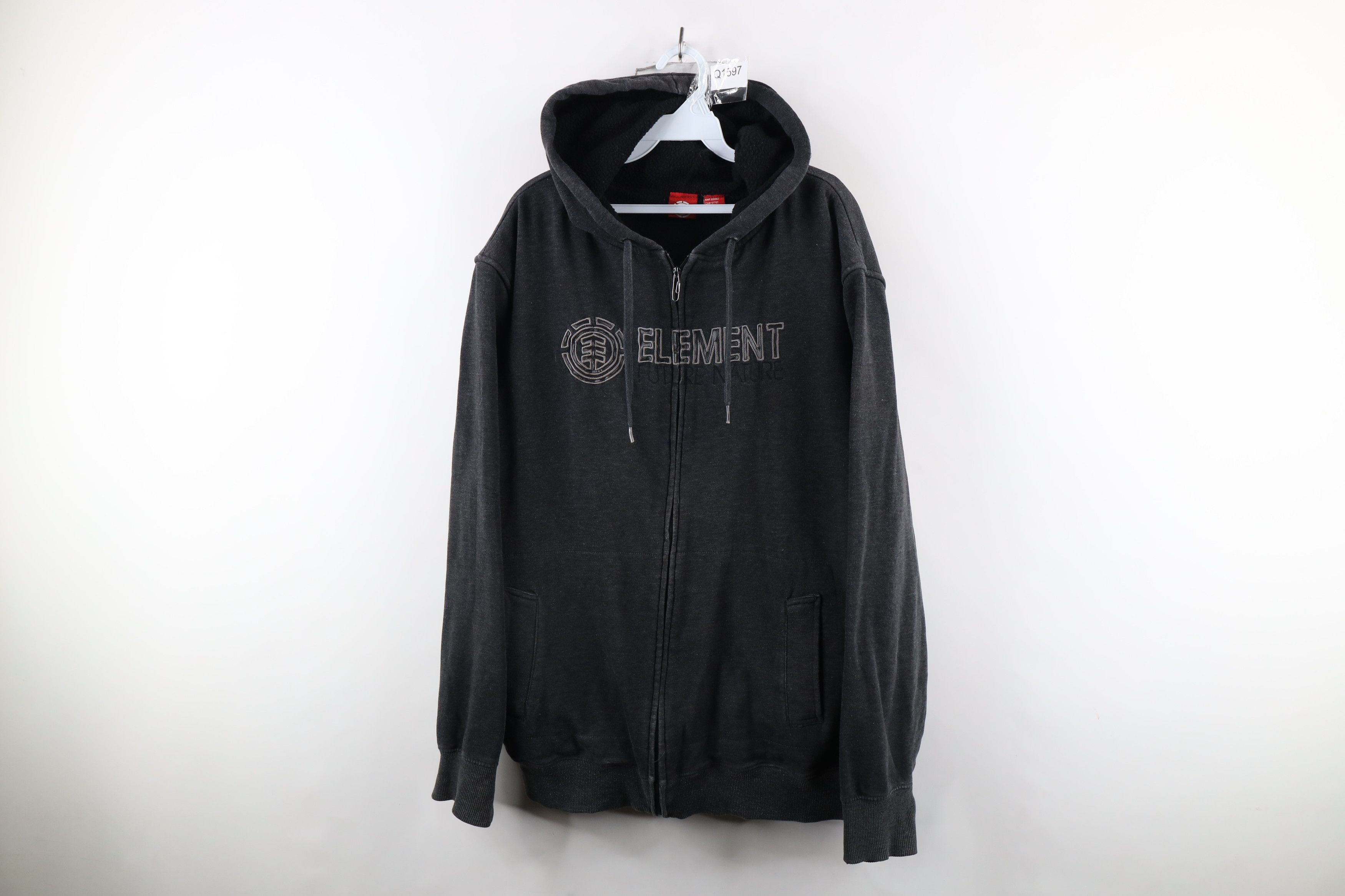 Element Vintage 90s Element Skateboards Bam Margera Lined Hoodie Size US XL / EU 56 / 4 - 1 Thumbnail