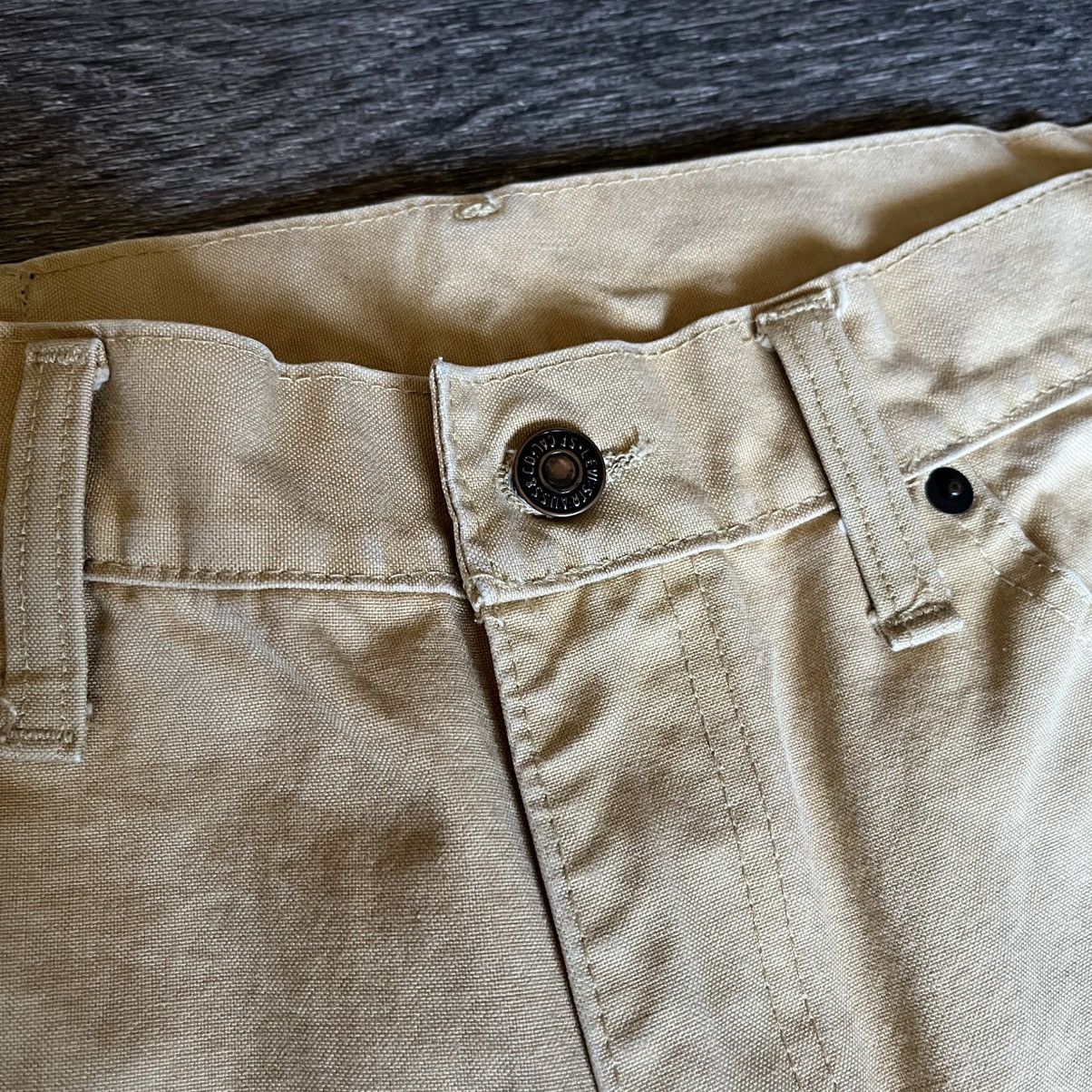 Filson × Levi's Levi’s Filson Tin Cloth 505 Straight Beige Pants Made in USA Size US 32 / EU 48 - 6 Thumbnail