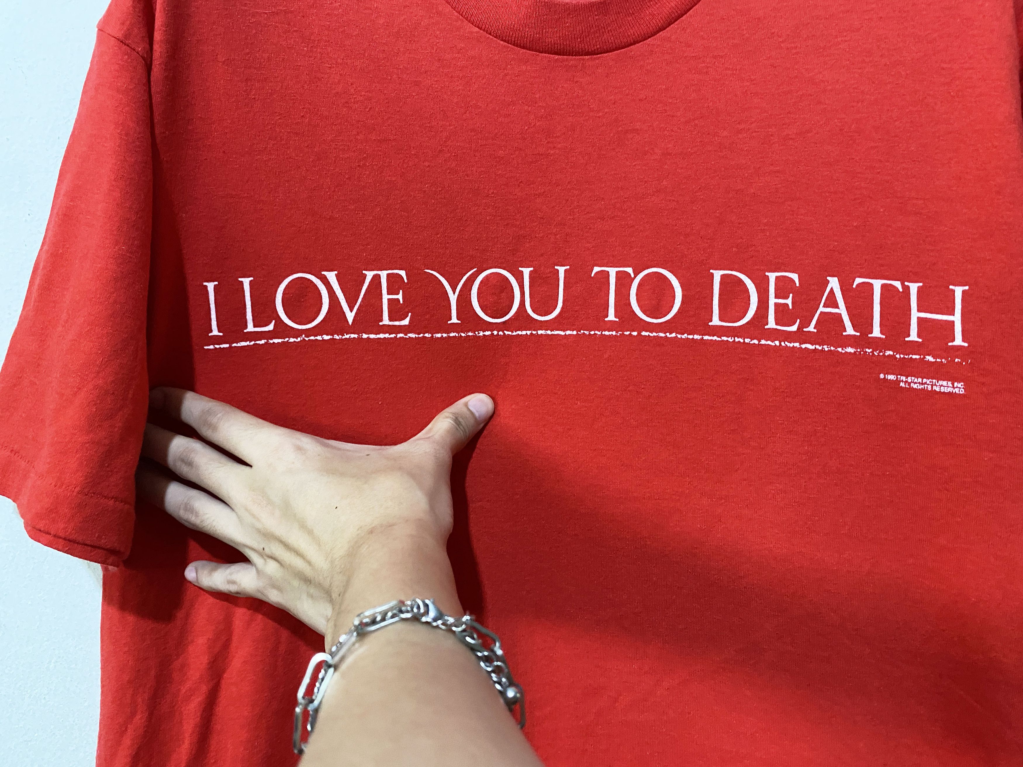Vintage Vintage 90s I Love You to Death Shirt Size US M / EU 48-50 / 2 - 2 Thumbnail