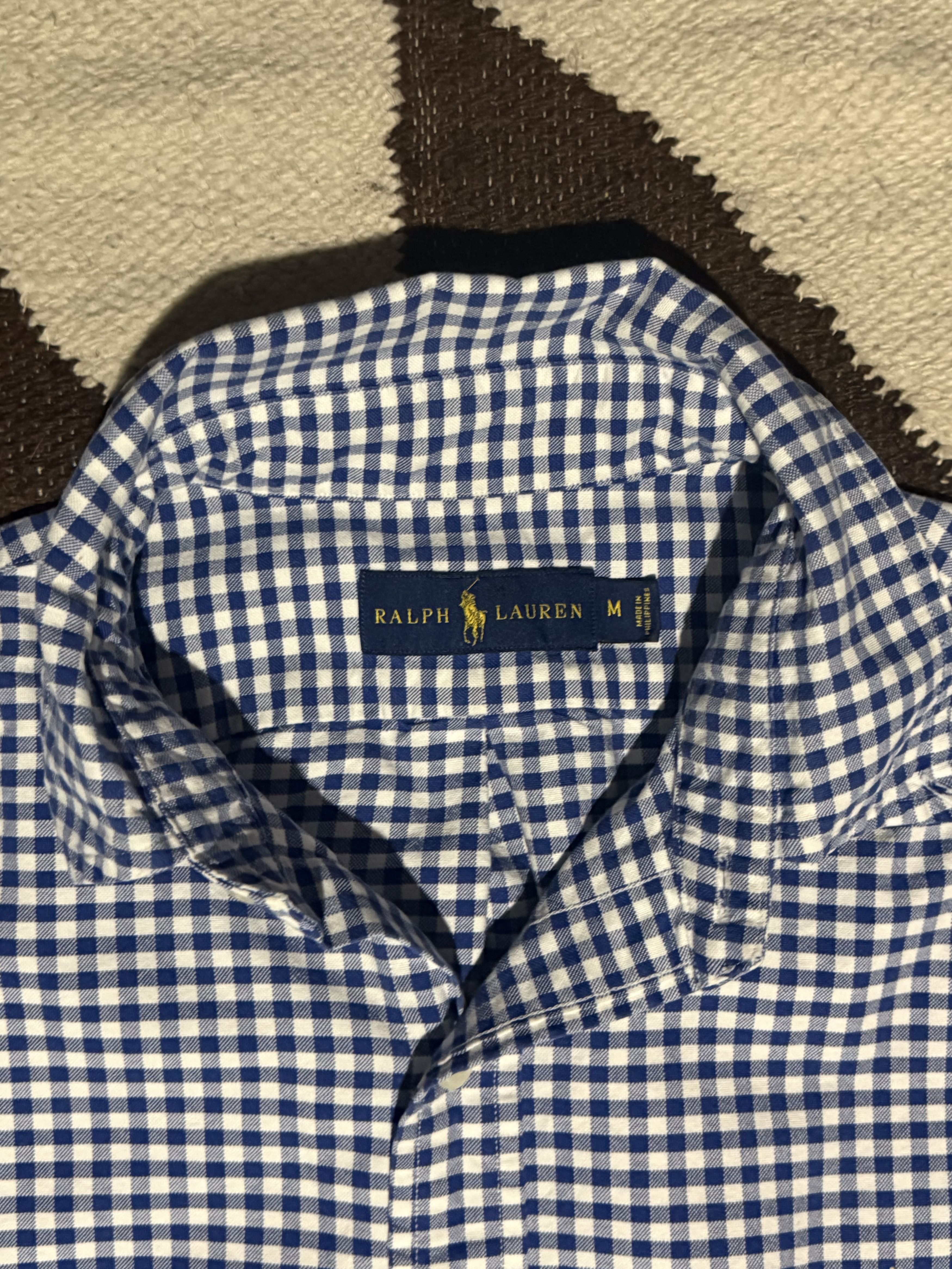 Ralph Lauren Ralph Lauren Blue Checkered Button Up Size US M / EU 48-50 / 2 - 3 Thumbnail