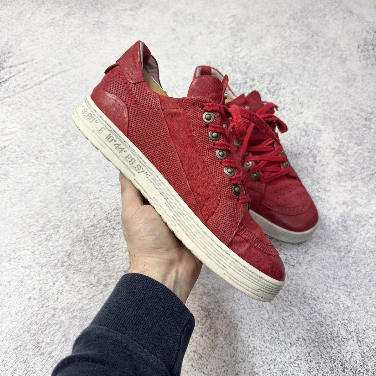 A.S.98 A.S.98 Mens Leather Sneakers US9 UK8 EU42 27cm Size US 9 / EU 42 - 6 Thumbnail
