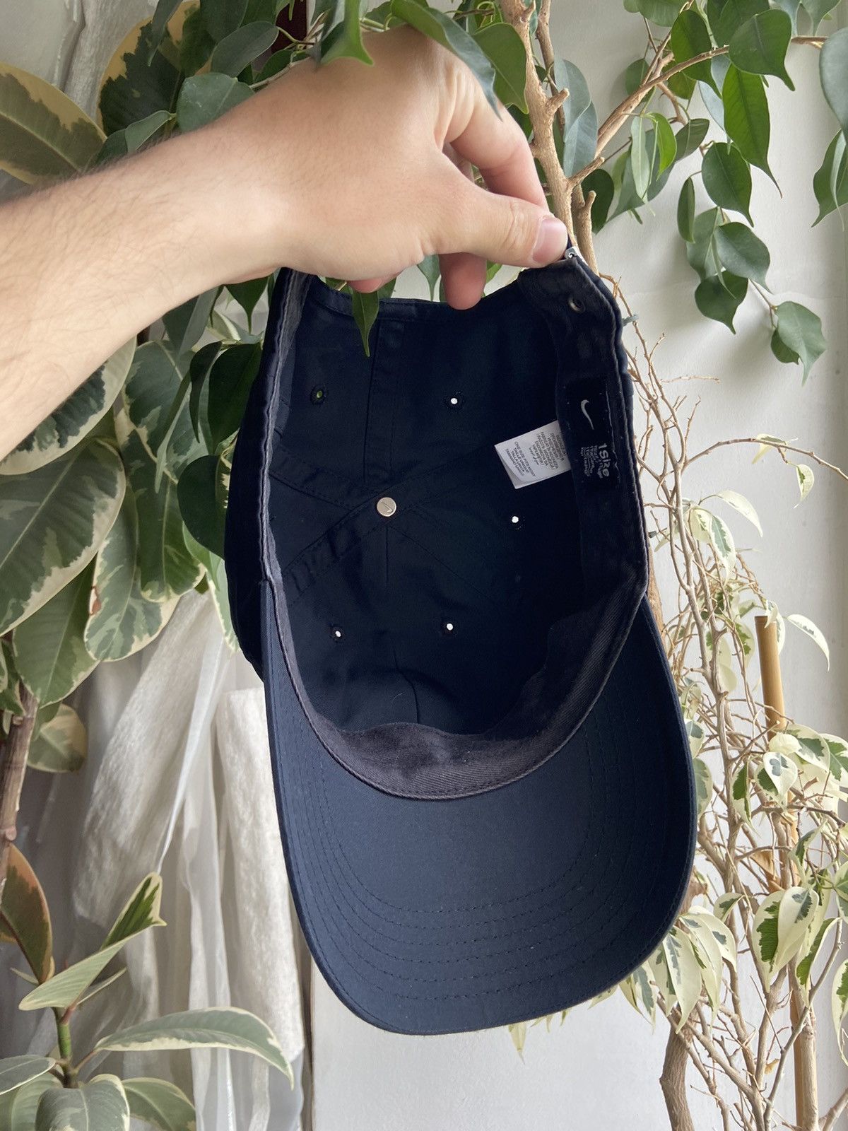 Nike × Vintage Nike Vintage Cap Small Metal Logo Y2K Swoosh Size ONE SIZE - 5 Thumbnail