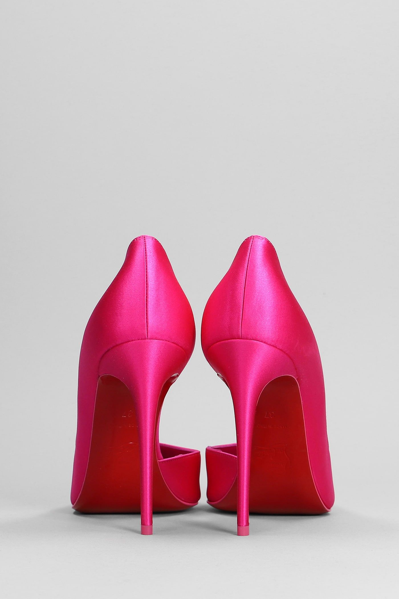 Christian Louboutin o1s1wg110924 Iriza Crepe Pumps in Pink Size US 7 / IT 37 - 6 Thumbnail
