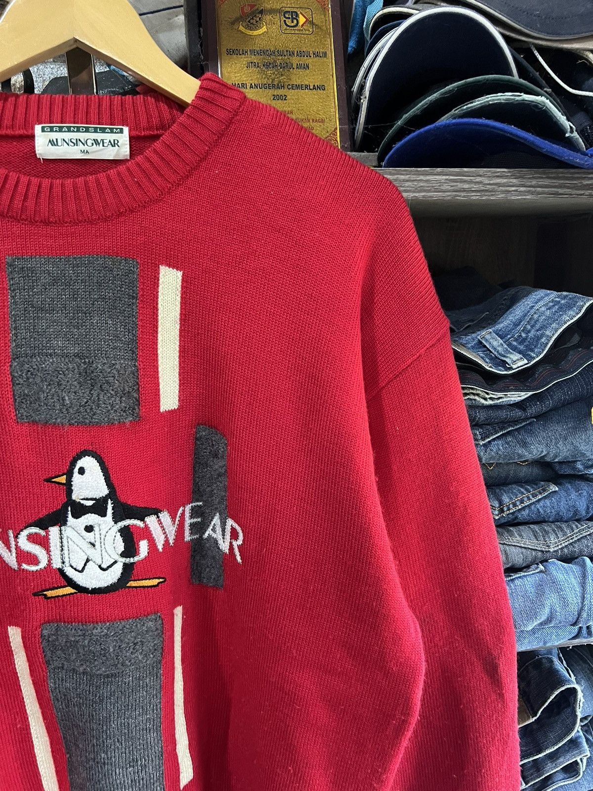 Grand Slam 🔥Vintage Grand Slam Munsingwear Knit Sweatshirt Size US M / EU 48-50 / 2 - 4 Thumbnail