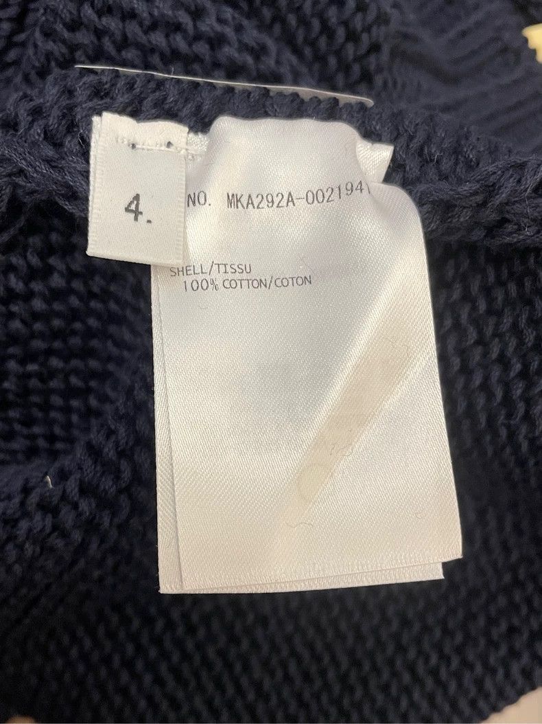 Thom Browne Thom Browne Blue Tibetan dolphin round neck sweater Size US XL / EU 56 / 4 - 6 Thumbnail