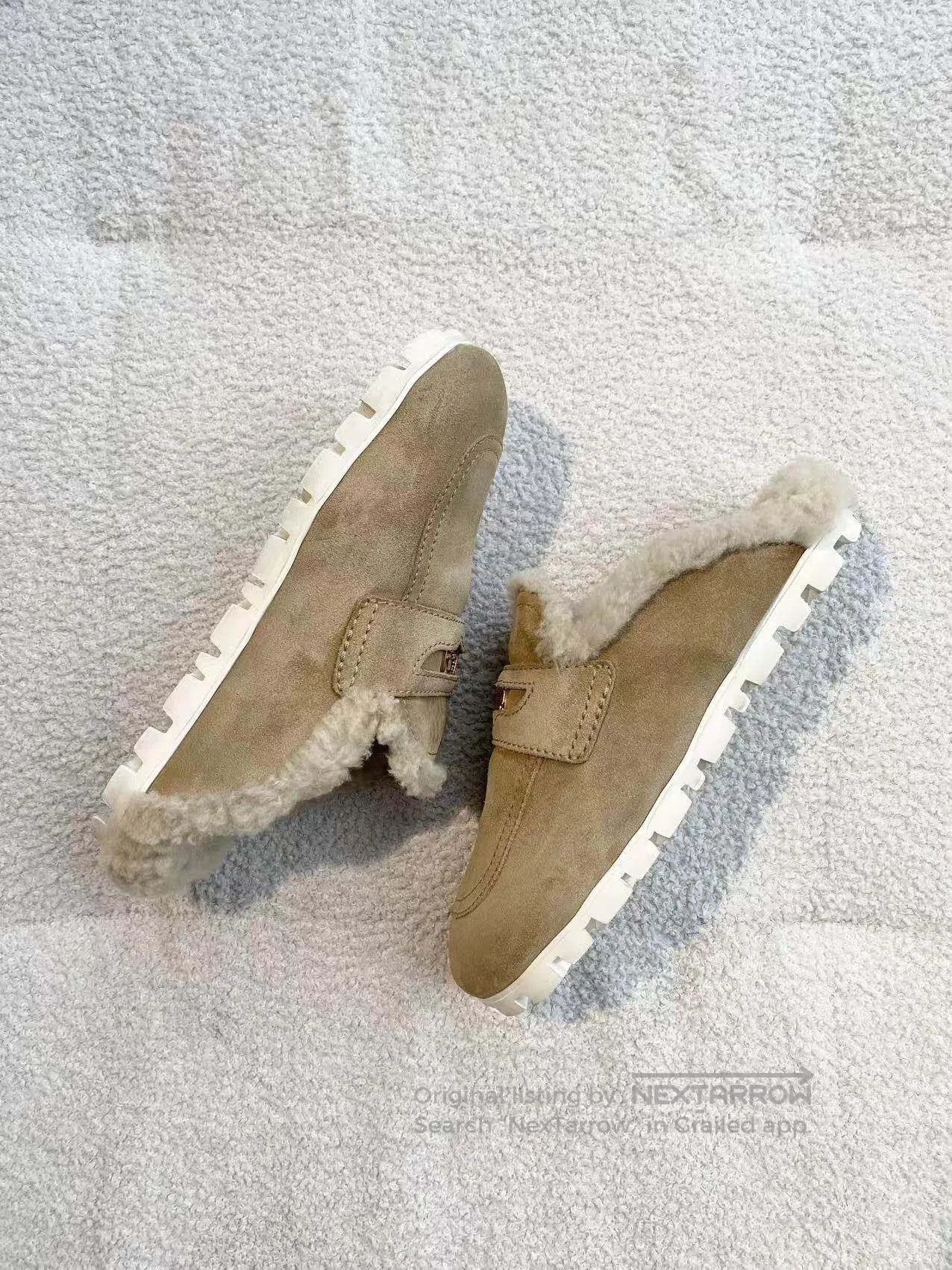 Miu Miu Miu Miu The round head and feet are half a drag| Size US 6.5 / IT 36.5 - 4 Thumbnail