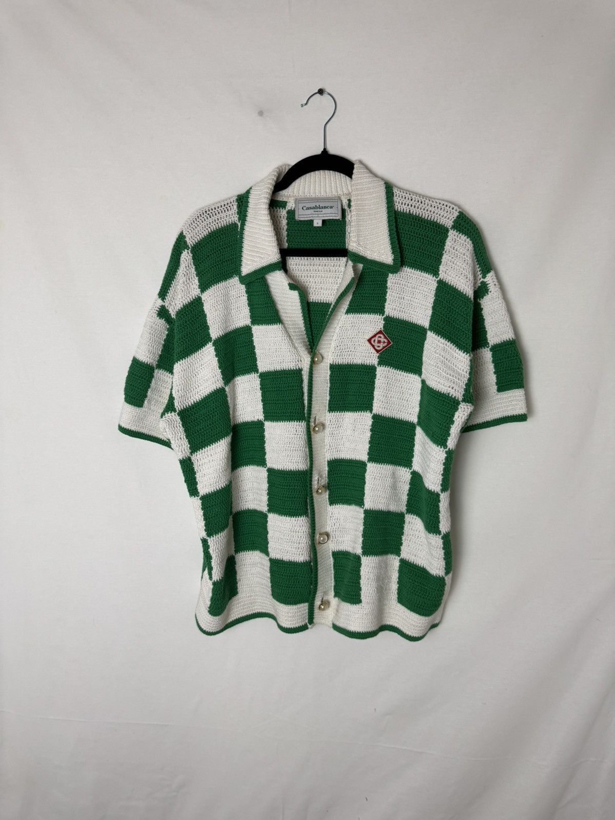 Casa Blanca hand crocheted polo