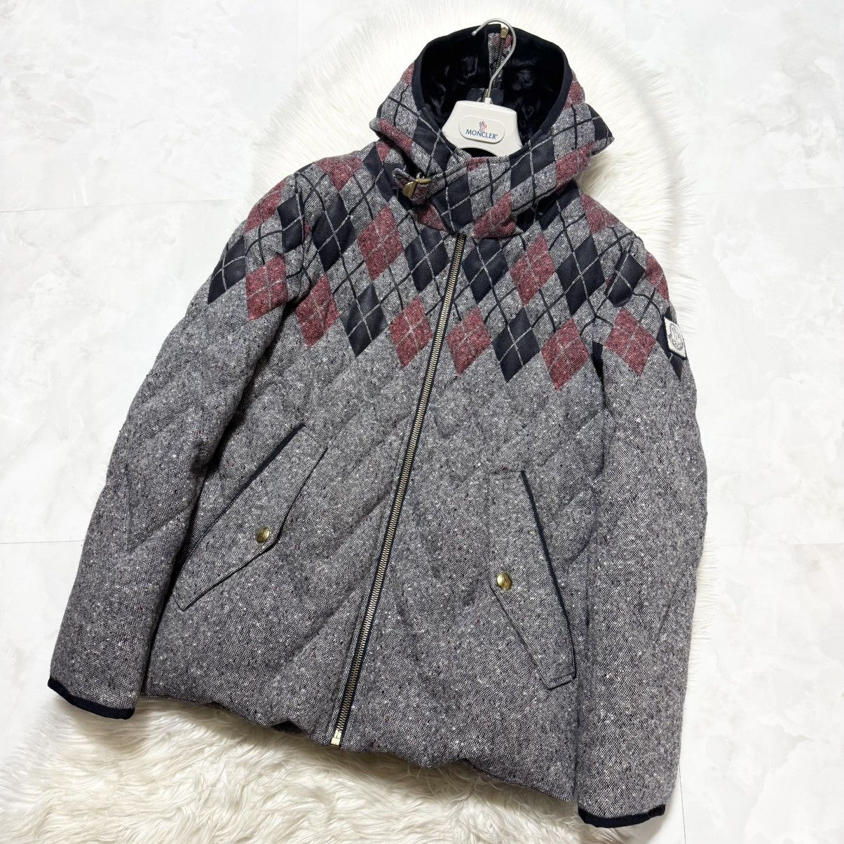 Moncler Gamme Bleu Moncler Gamme Bleu Lamb Fur Hooded Down Jacket Size US M / EU 48-50 / 2 - 4 Thumbnail