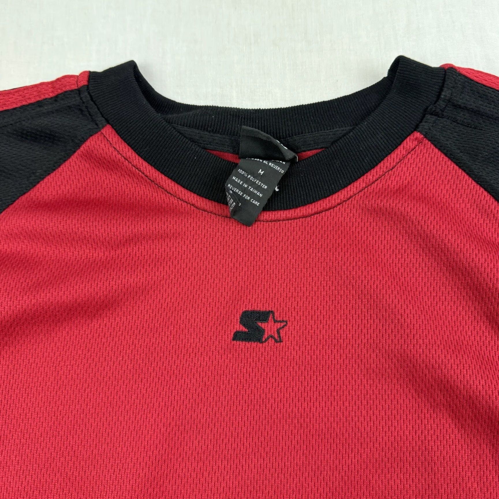 Starter VINTAGE Starter Athletic Long Sleeve Shirt Adult Medium Red Center Logo Sports Shirt Size US M / EU 48-50 / 2 - 5 Thumbnail