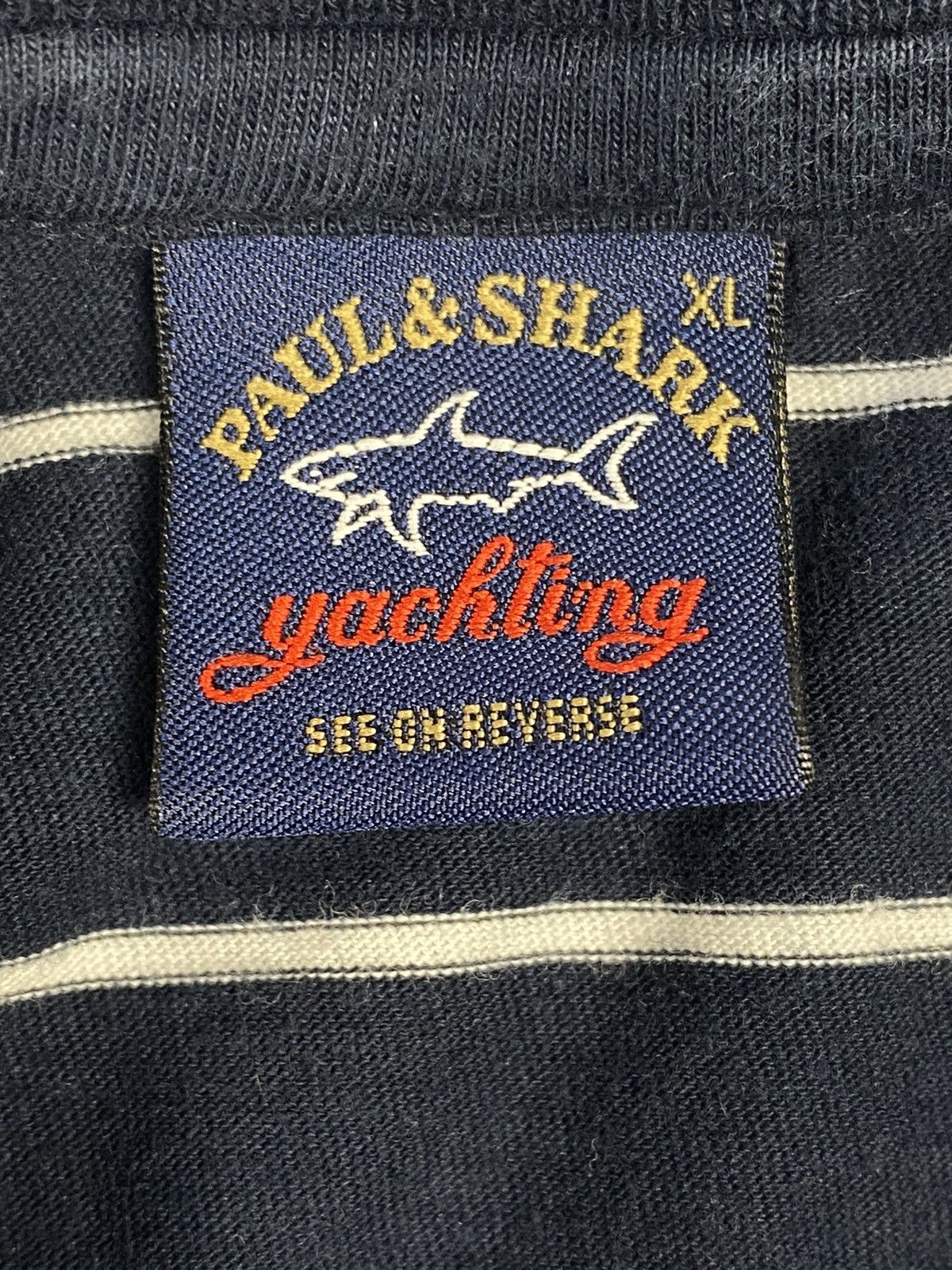 Paul & Shark Paul Shark Striped Luxury T Shirt Size US L / EU 52-54 / 3 - 7 Thumbnail